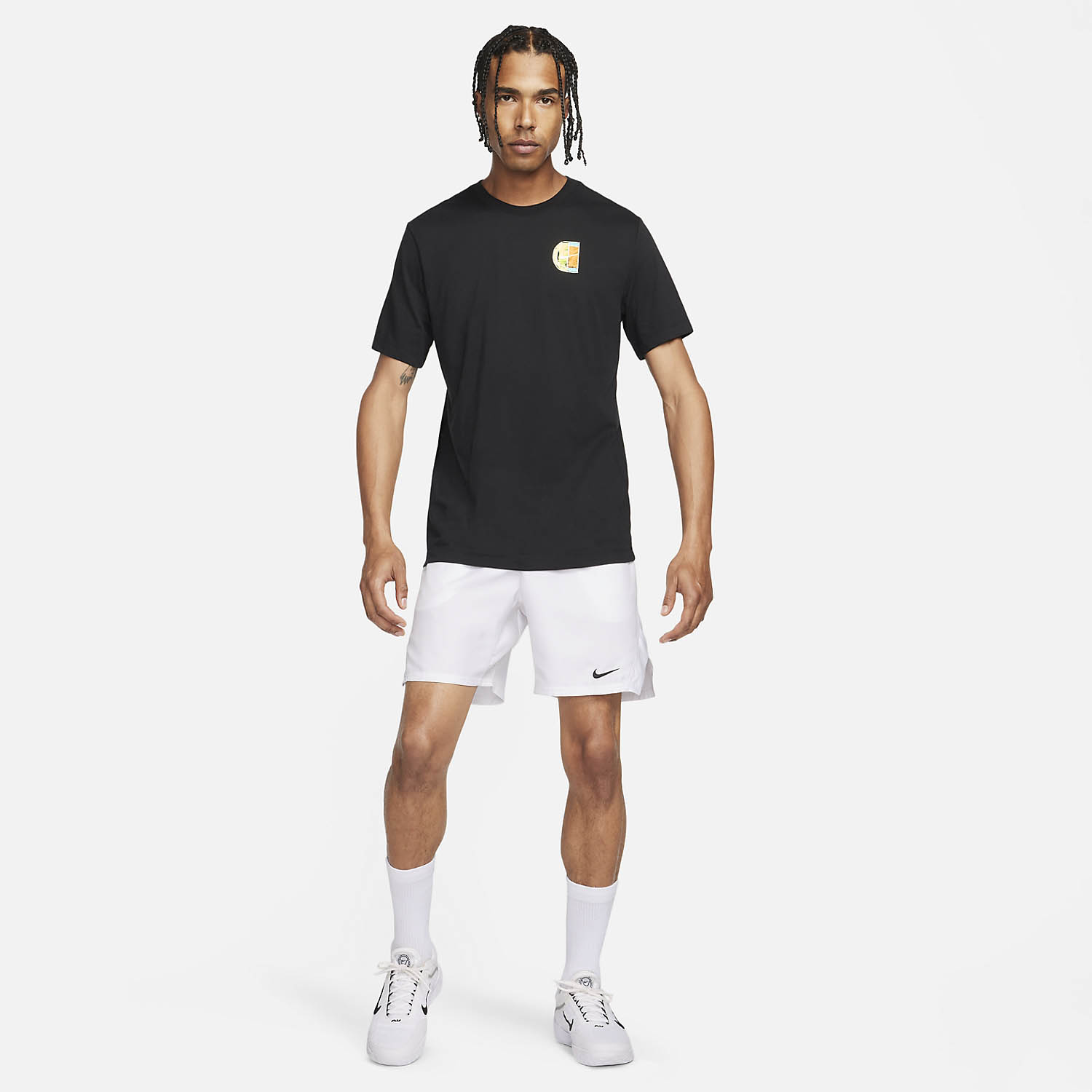Nike Court Dri-FIT Open Men's Tennis T-Shirt - Black