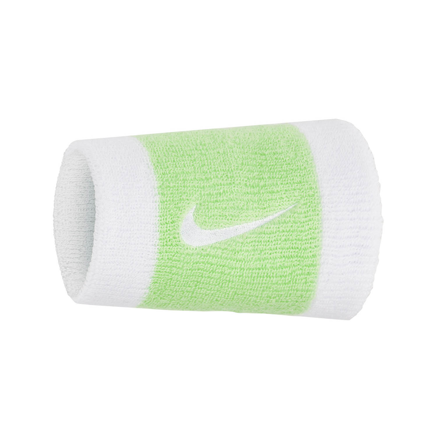 Nike Premier Muñequeras Largas - White/Vapor Green
