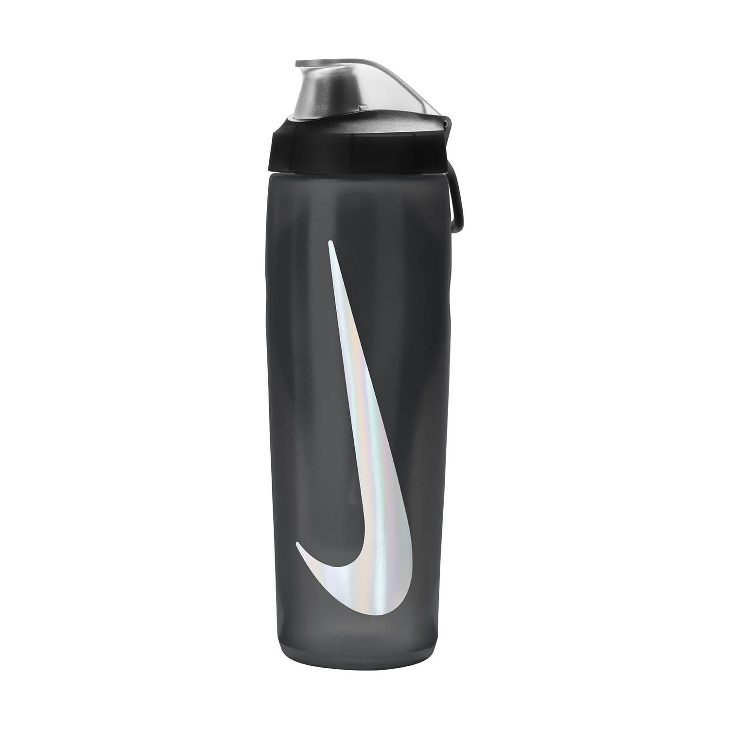 Nike Refuel Locking Water Bottle - Anthracite/Black/Silver Iridescent