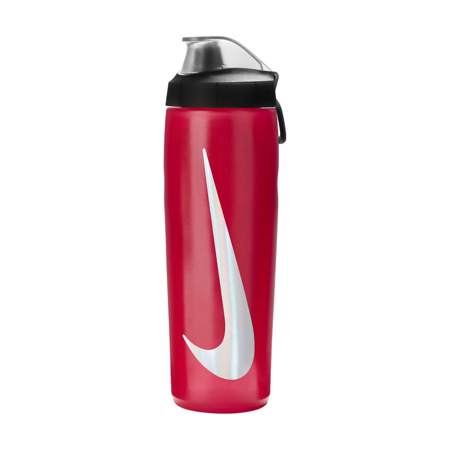 Nike Refuel Locking Cantimplora - University Red/Black/Silver Iridescent