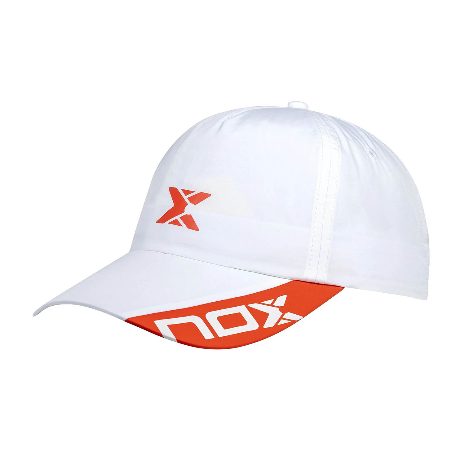 NOX Performance Gorra - White/Red Logo