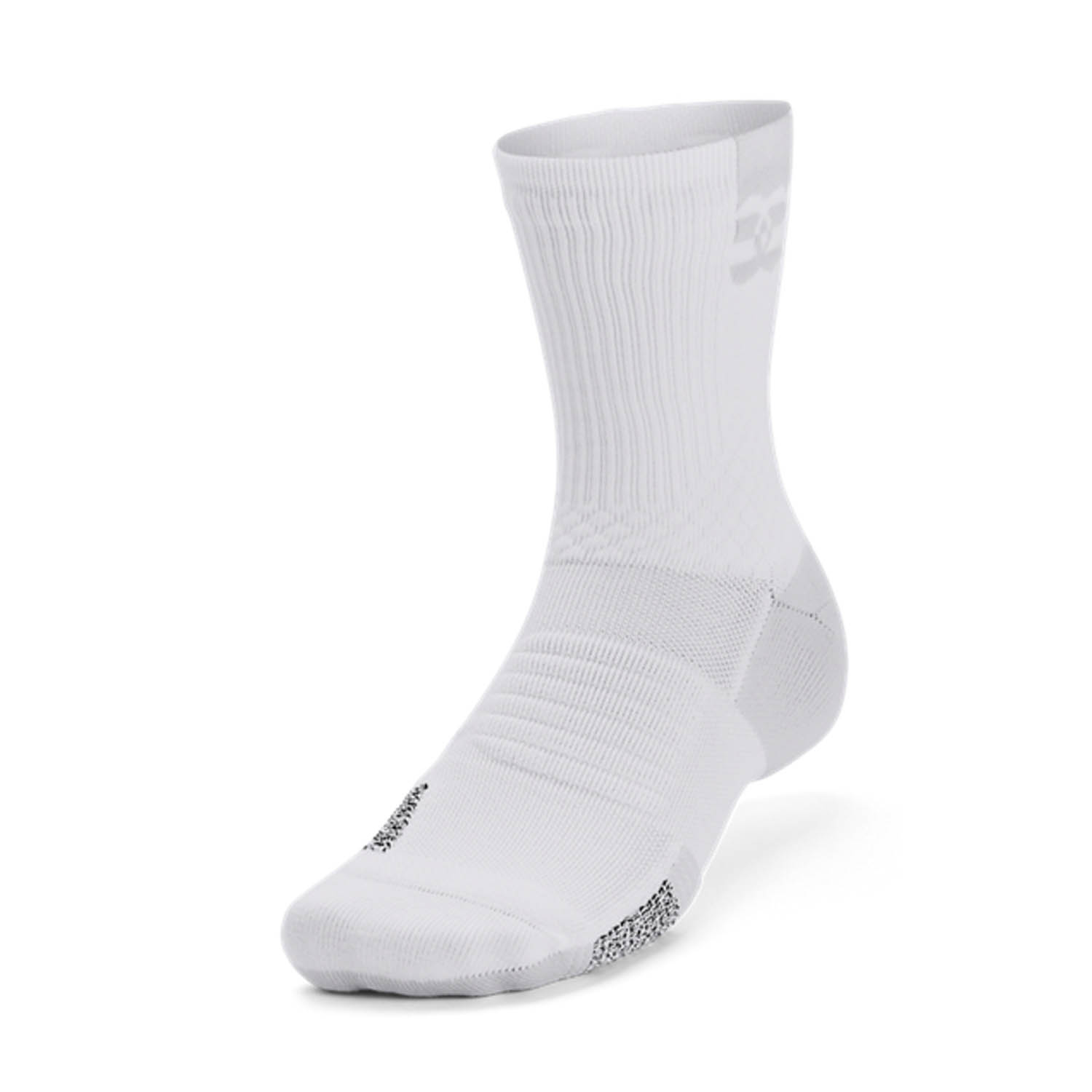 Under Armour ArmourDry Playmaker Socks - White/Halo Gray