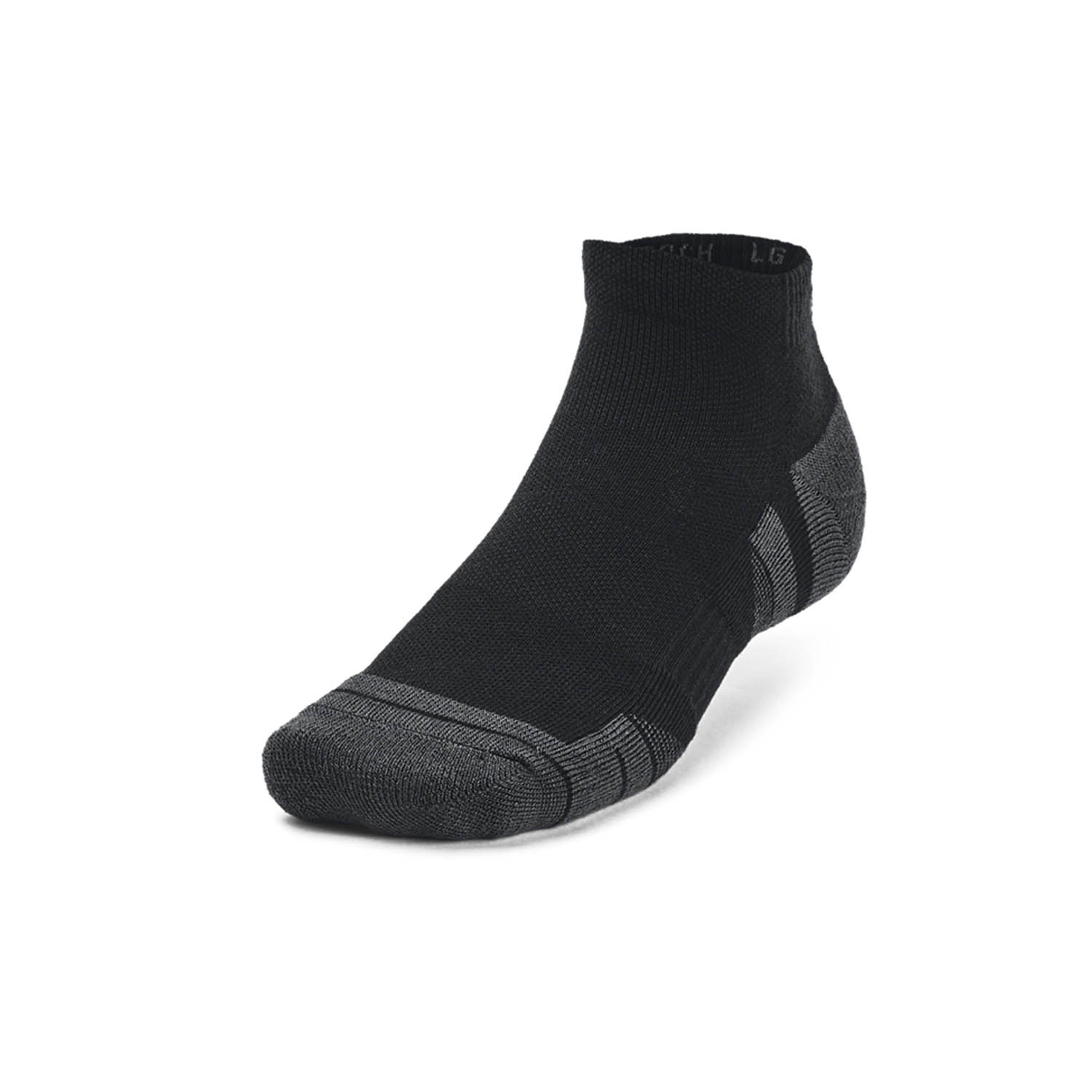 Under Armour Performance Tech Low x 3 Calze - Black/Jet Gray