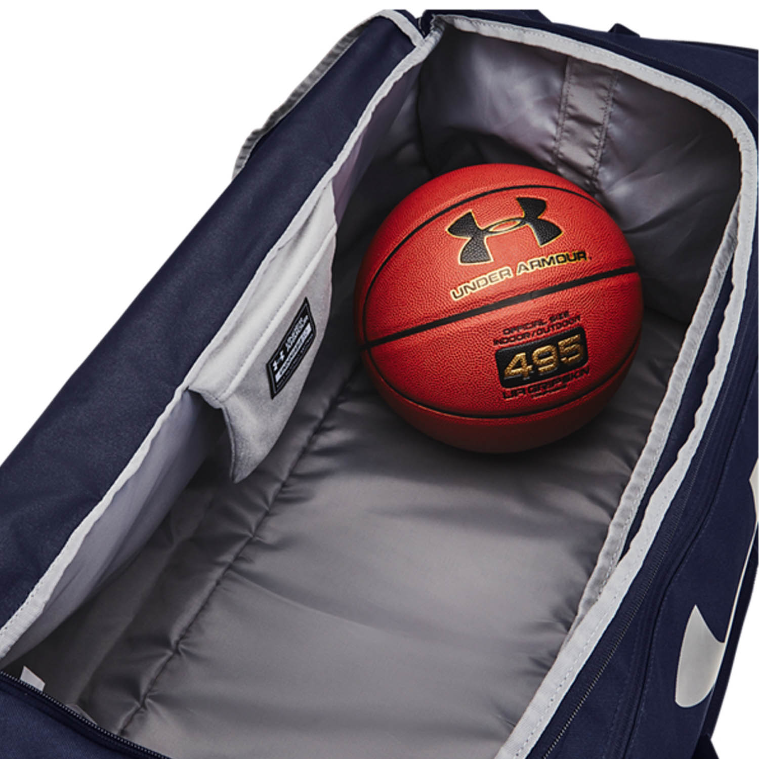 Under Armour Undeniable 5.0 Large Duffle - Midnight Navy/Metallic Silver