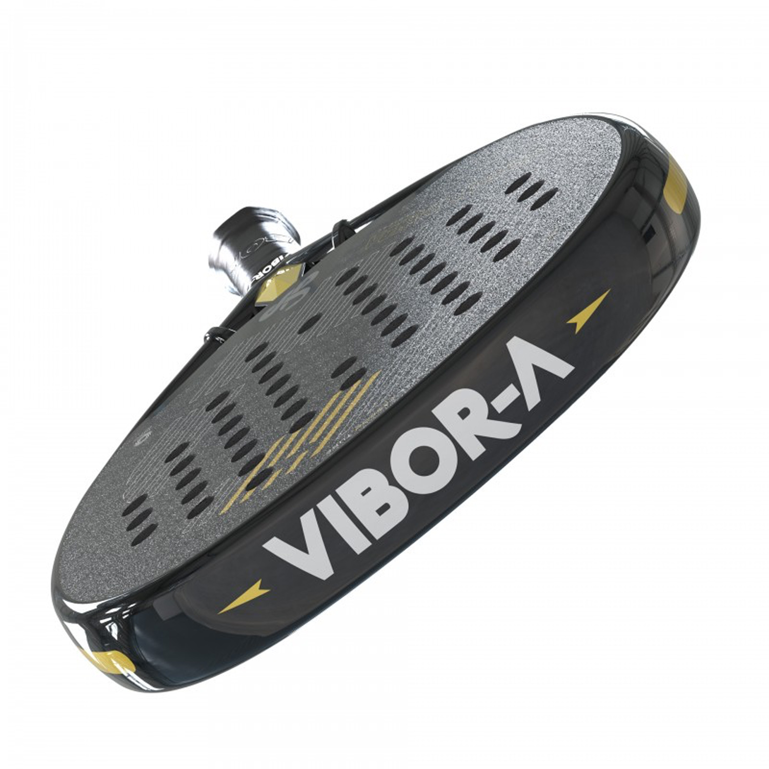 Vibor-A Black Mamba Radical 12K Padel - Black/Yellow