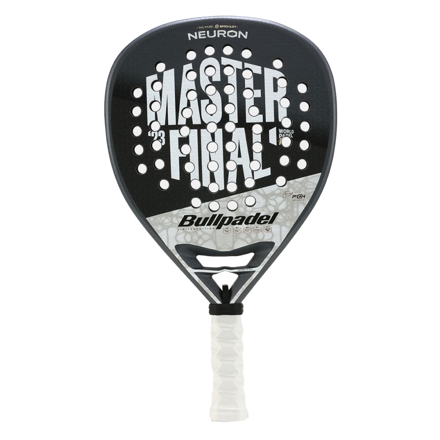 Bullpadel Neuron MFinal 23 Padel Racket - Black/Grey