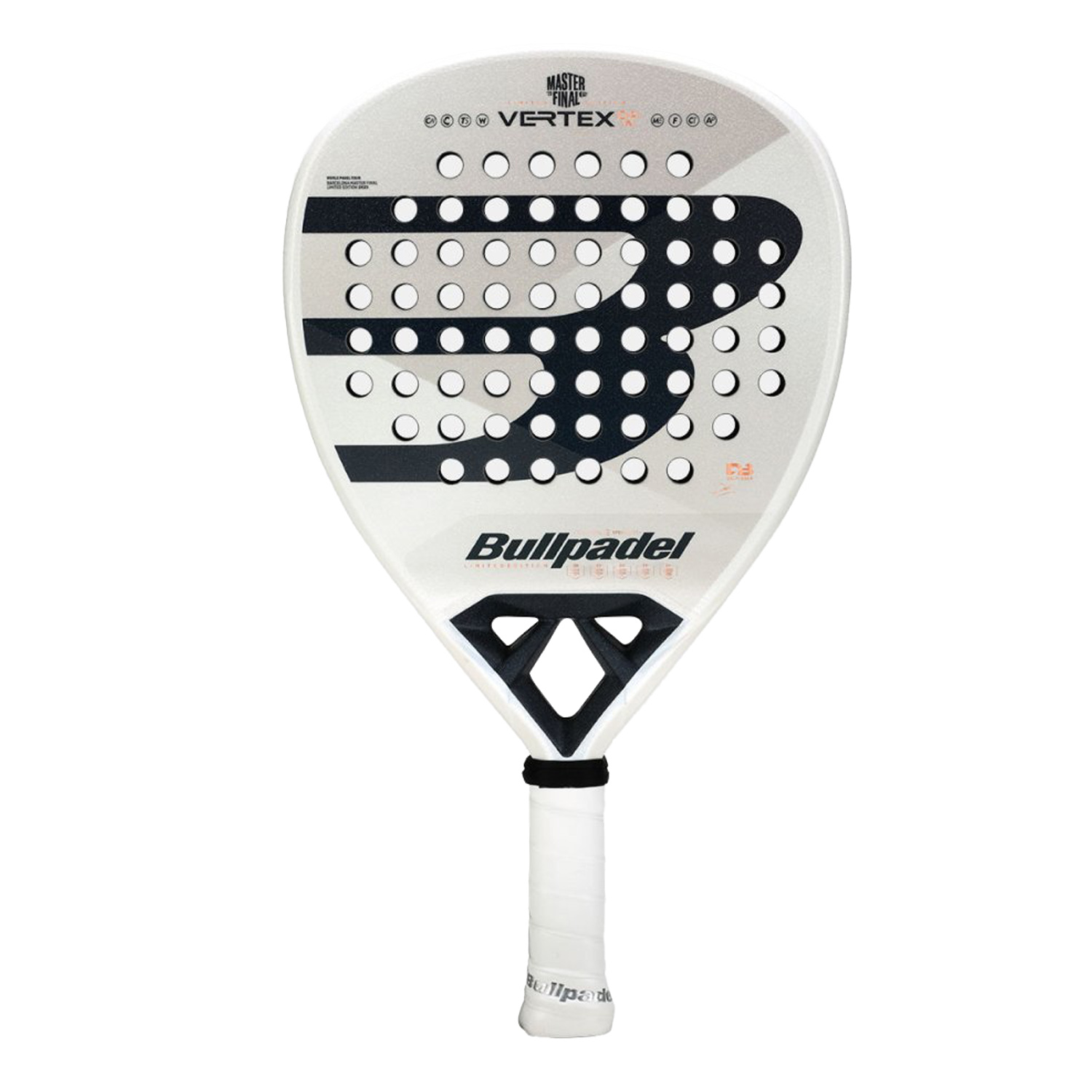 Bullpadel Vertex 04 W MFinal 23 Padel Racket - White/Black/Blue