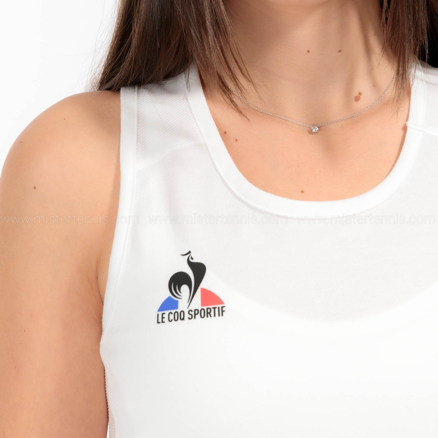 Le Coq Sportif Court Tank - New Optical White