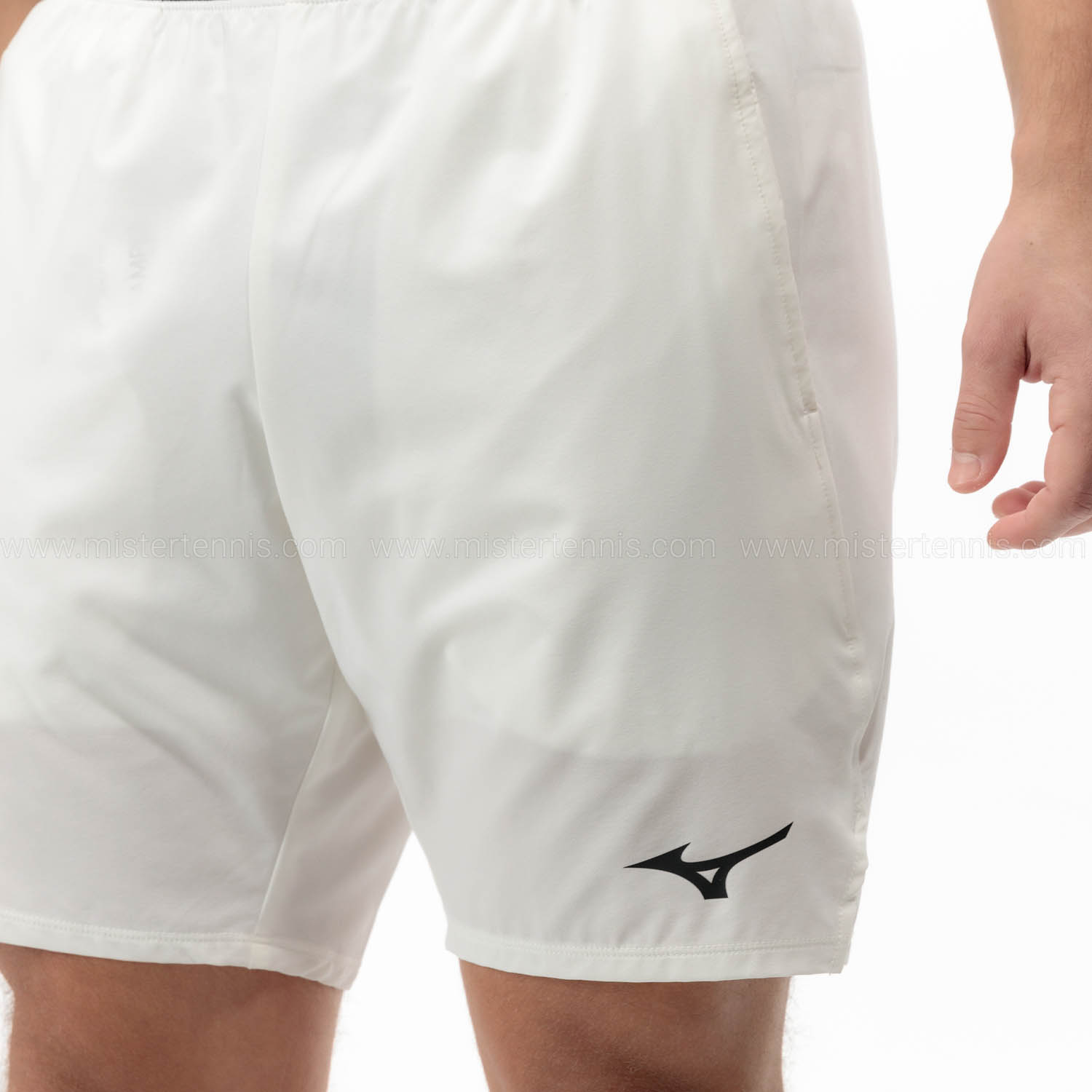 Mizuno Laser 8in Shorts - White