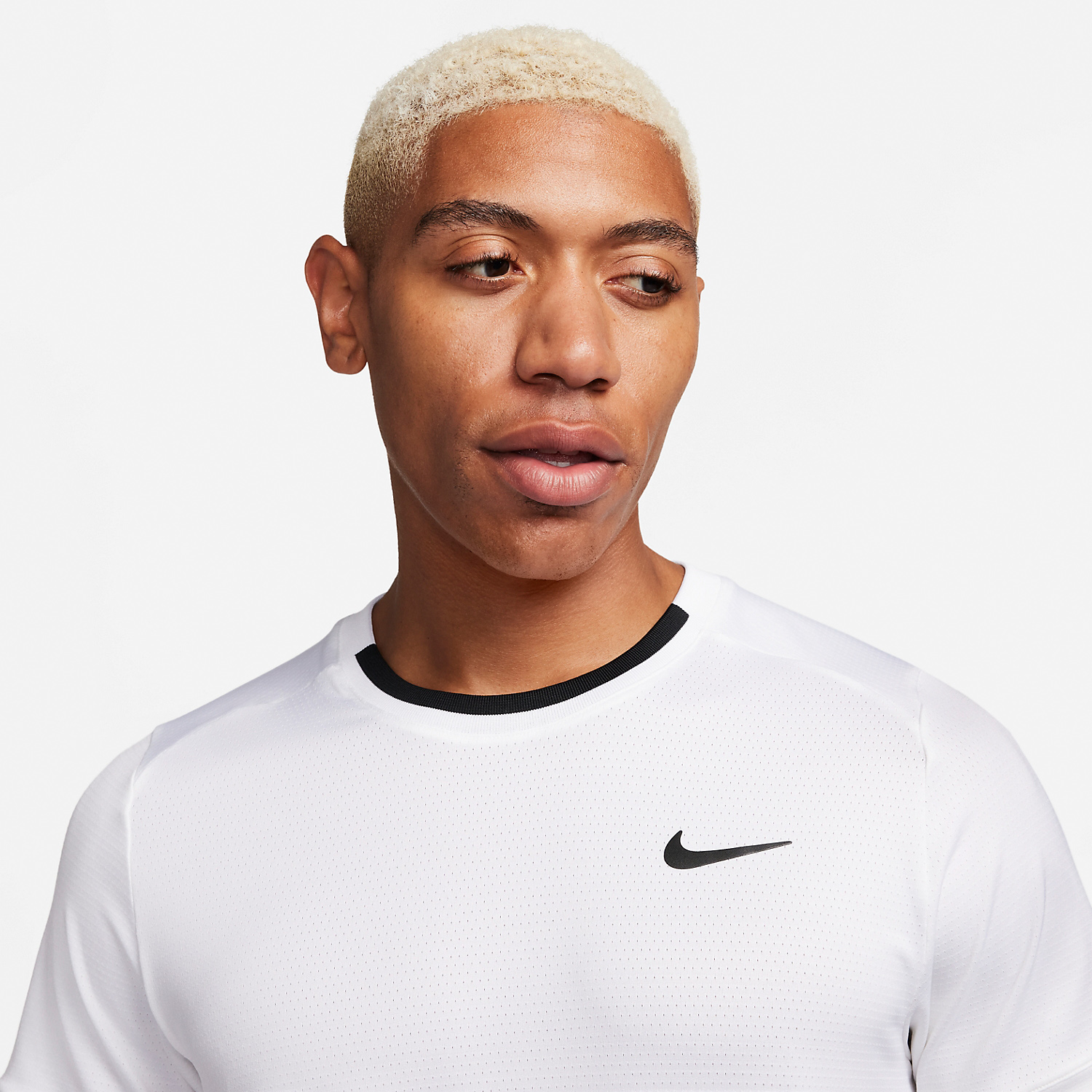 Nike Court Dri-FIT Advantage Maglietta - White/Black