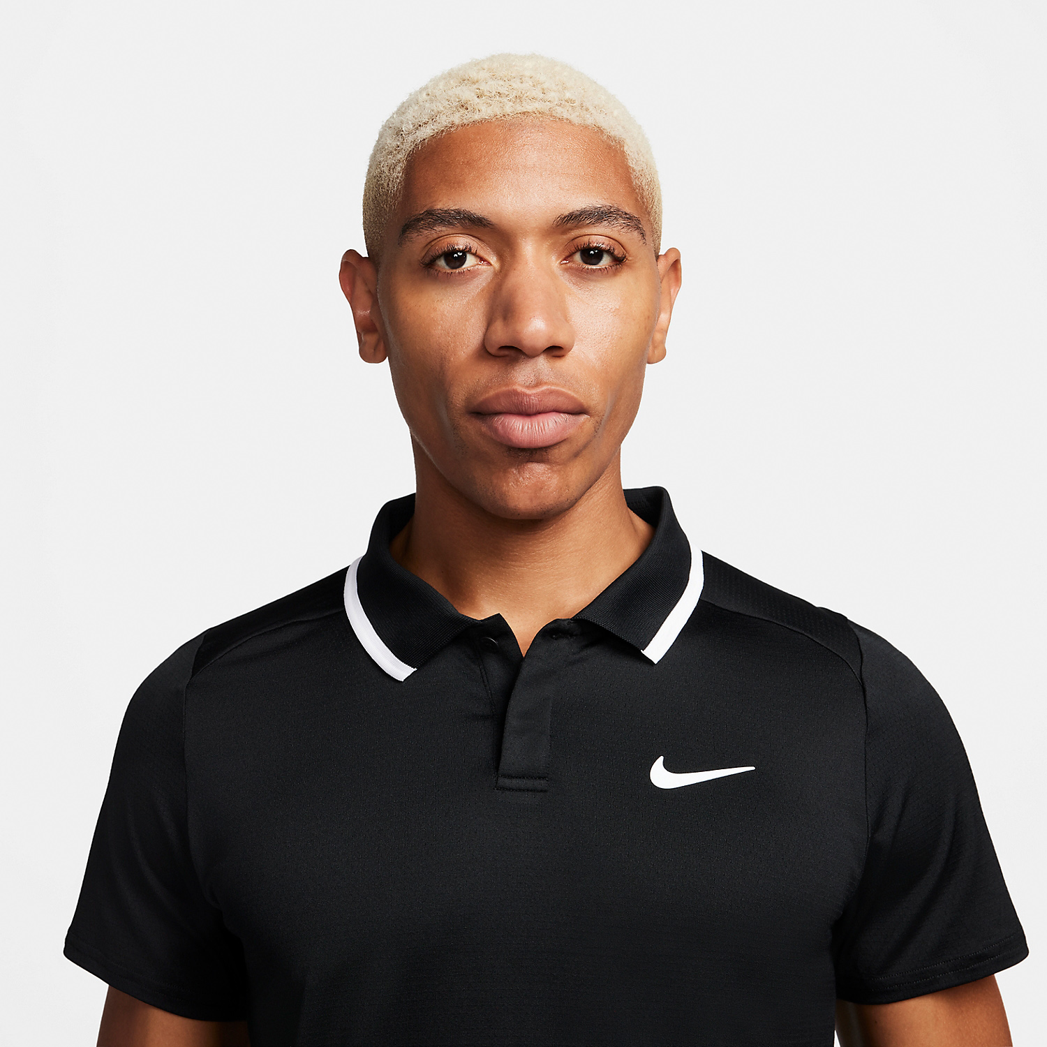 Nike Court Dri-FIT Advantage Polo - Black/White