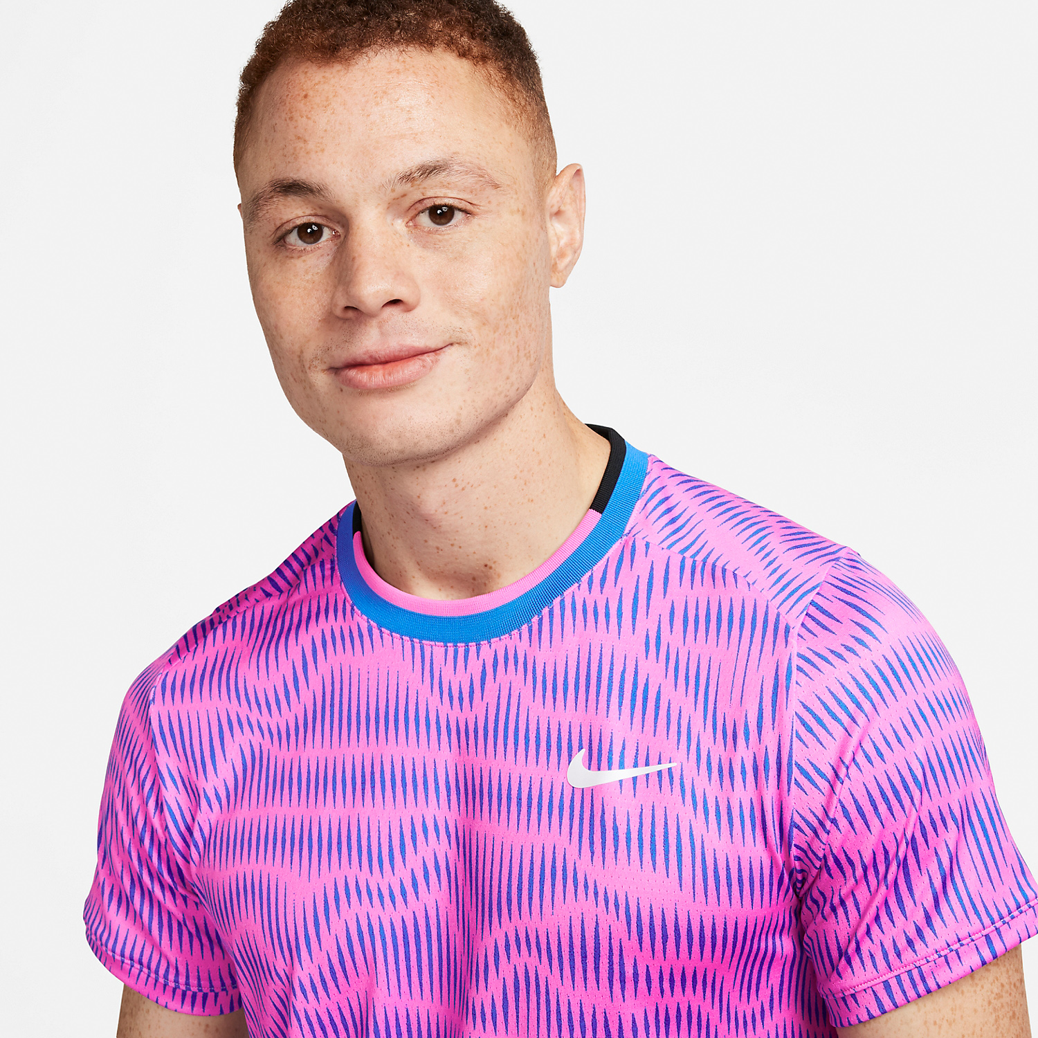 Nike Dri-FIT Advantage Maglietta Tennis Uomo - Playful Pink