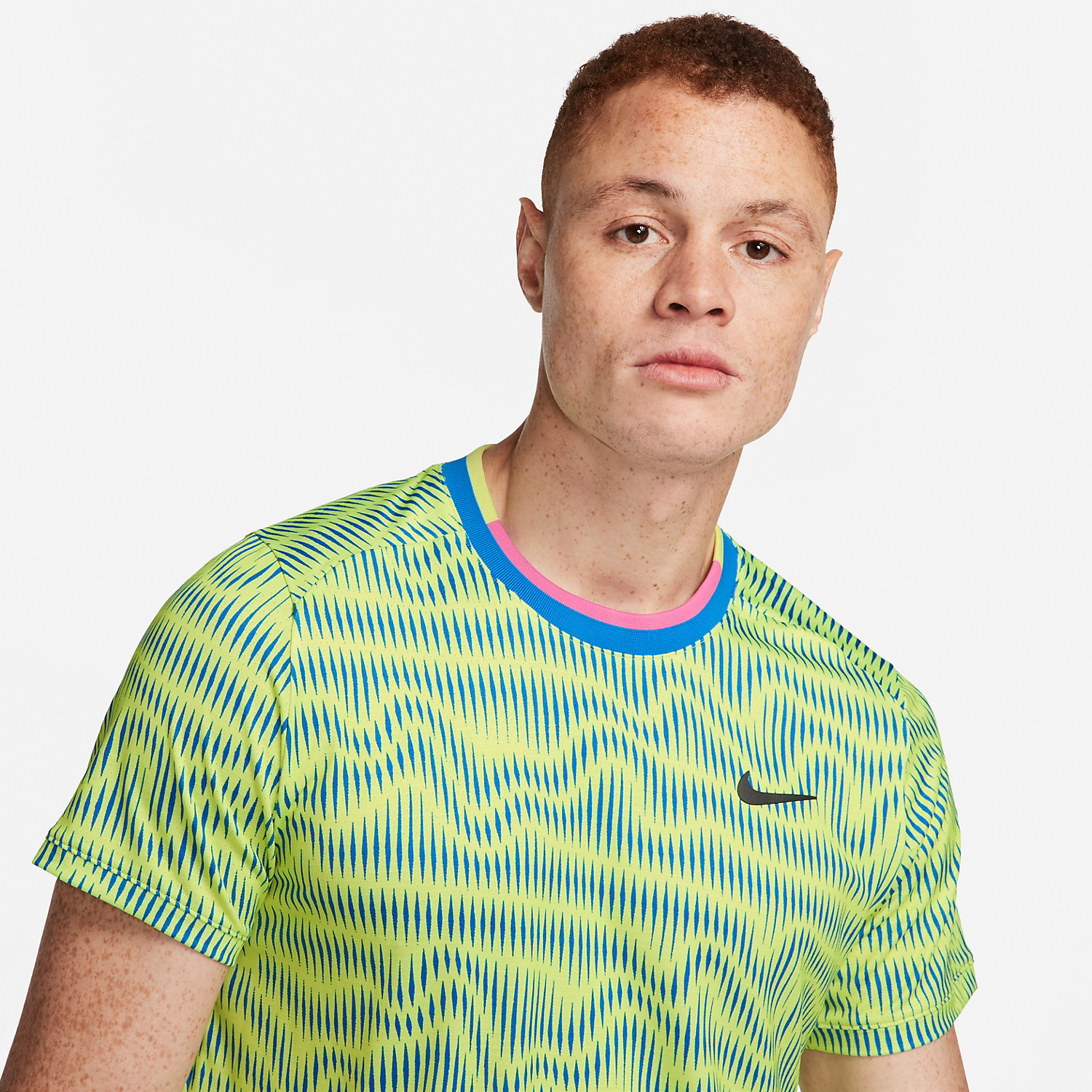 Nike Dri-FIT Advantage Men's Tennis T-Shirt - Light Lemon Twist