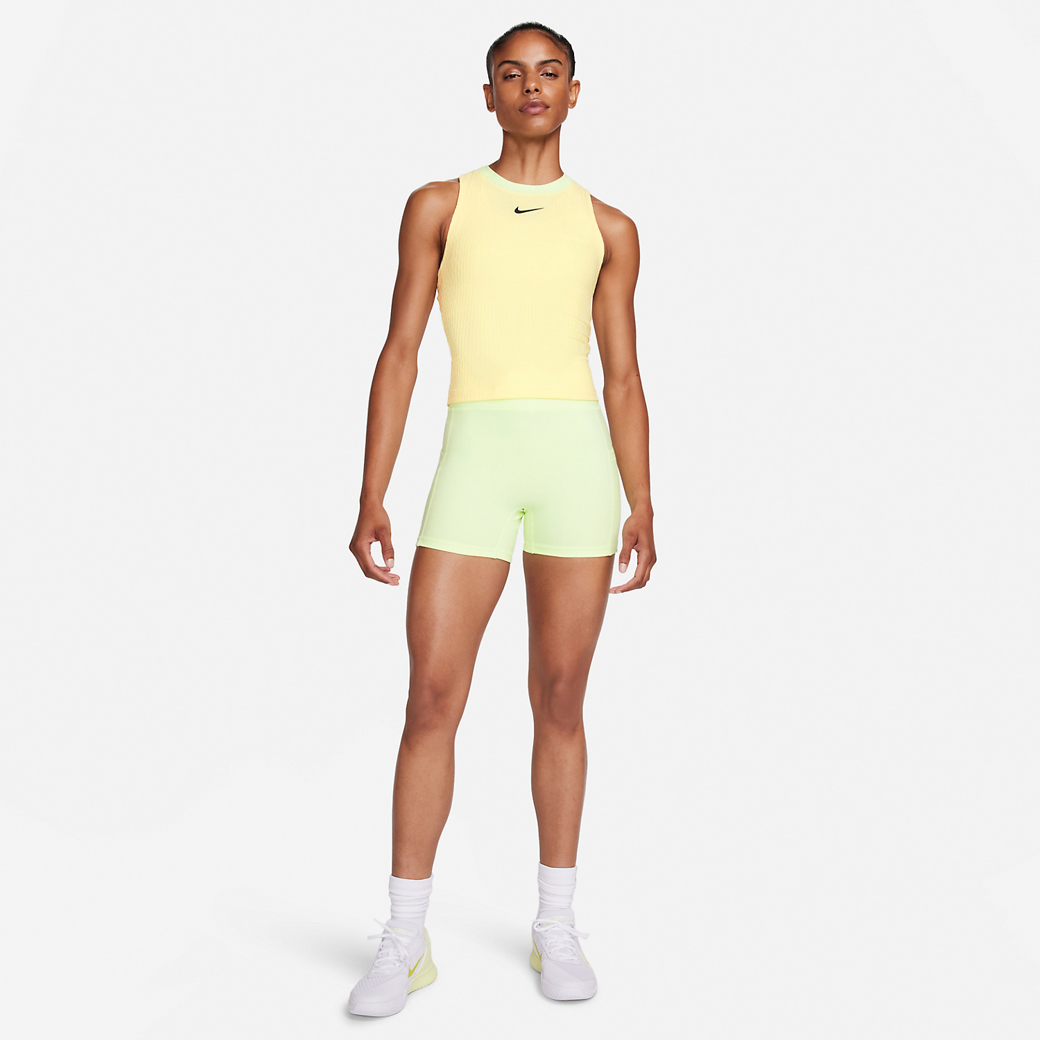 Nike Dri-FIT Slam Women's Tennis Tank - Stadium Green/White