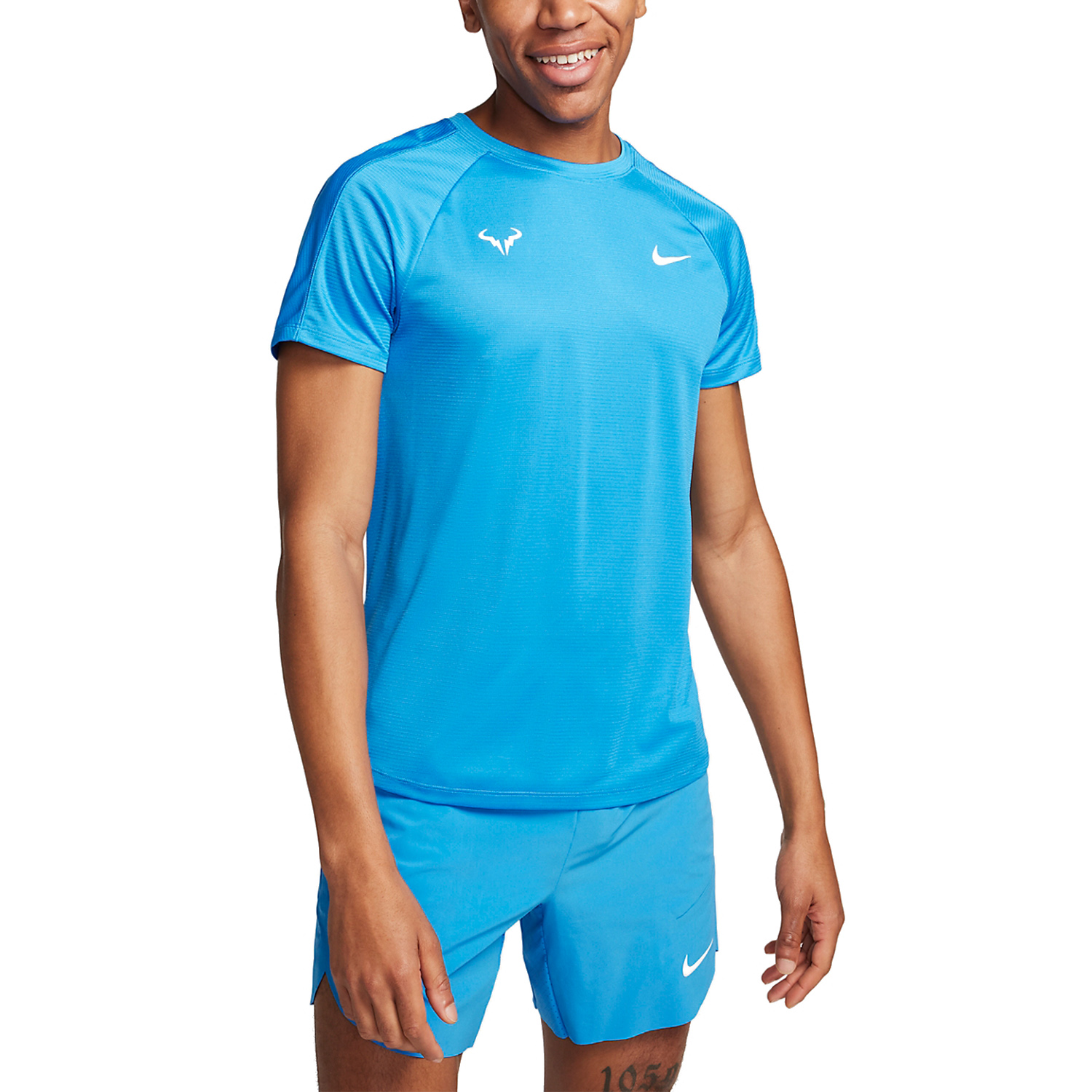 Nike Rafa Challenger Camiseta - Light Photo Blue/White