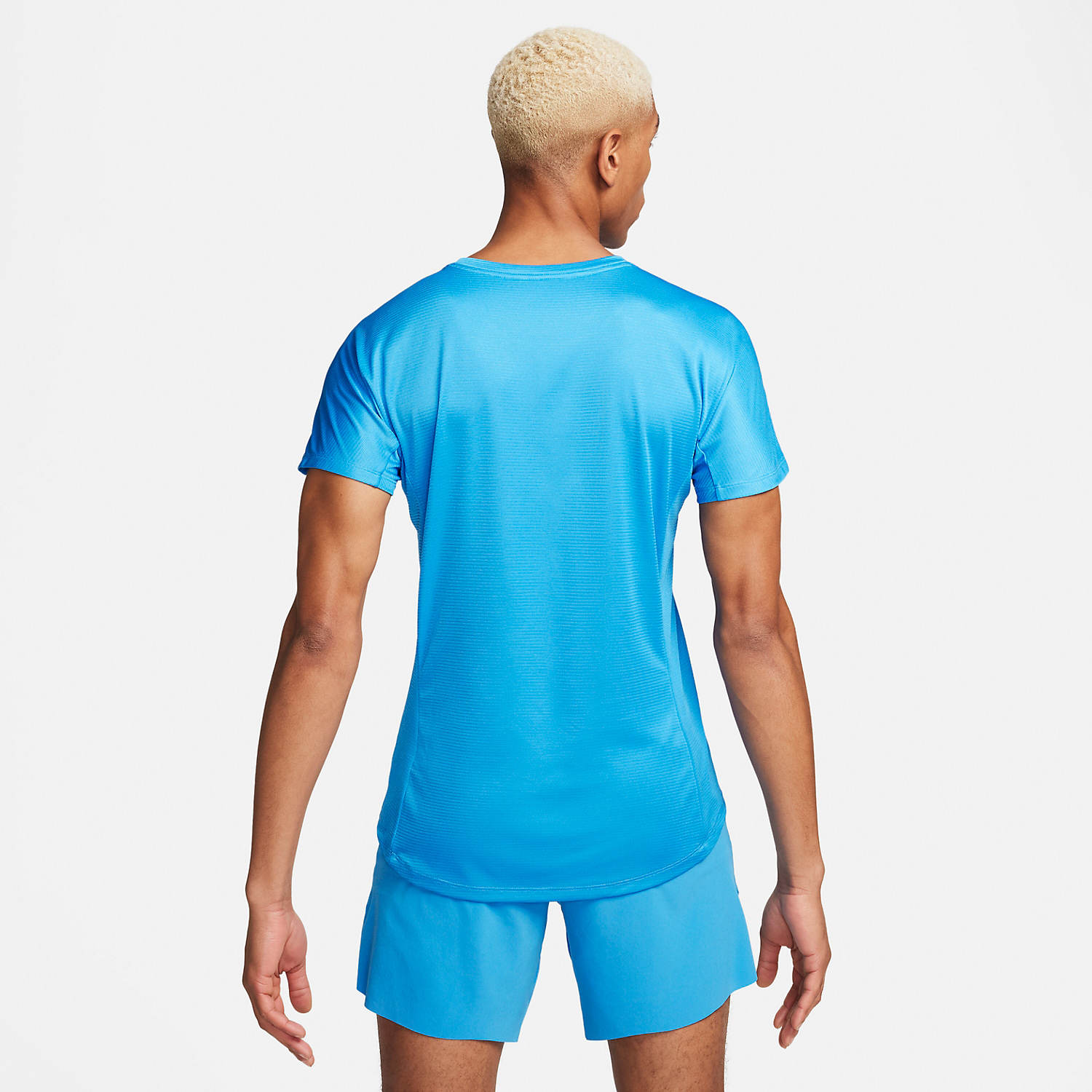 Nike Rafa Challenger Men's Tennis T-Shirt - Light Photo Blue