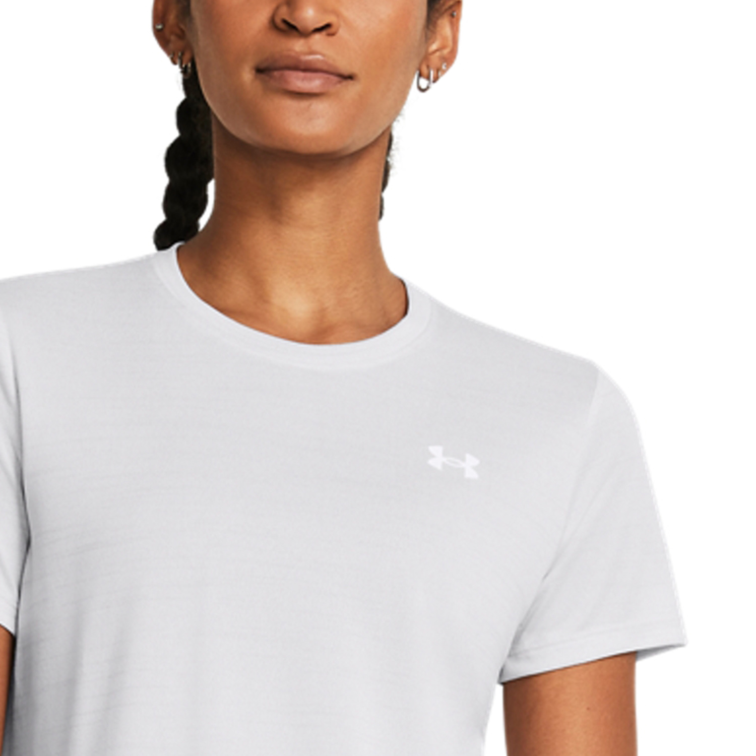 Under Armour Tech Tiger T-Shirt - Halo Gray/White