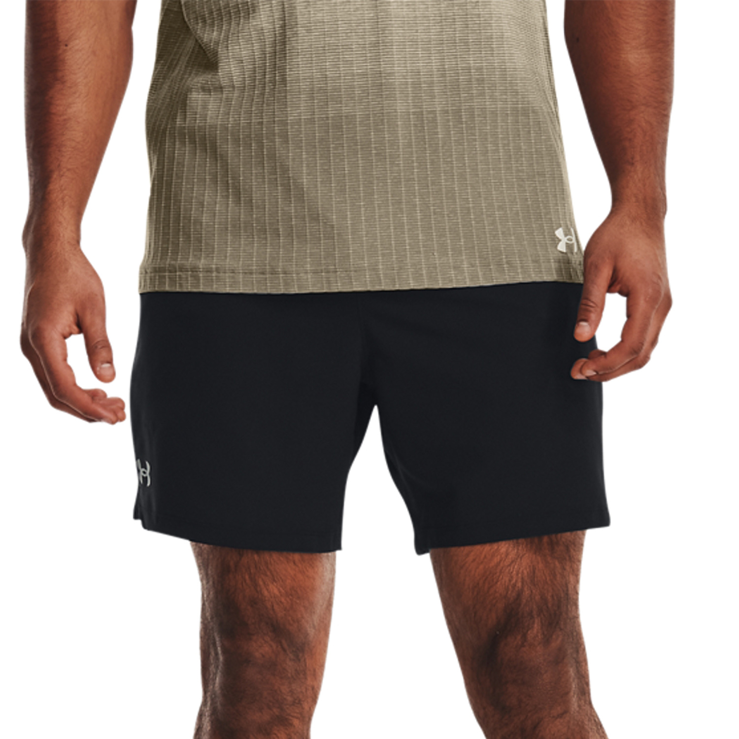 Under Armour Vanish Woven 6in Shorts - Black/Pitch Gray