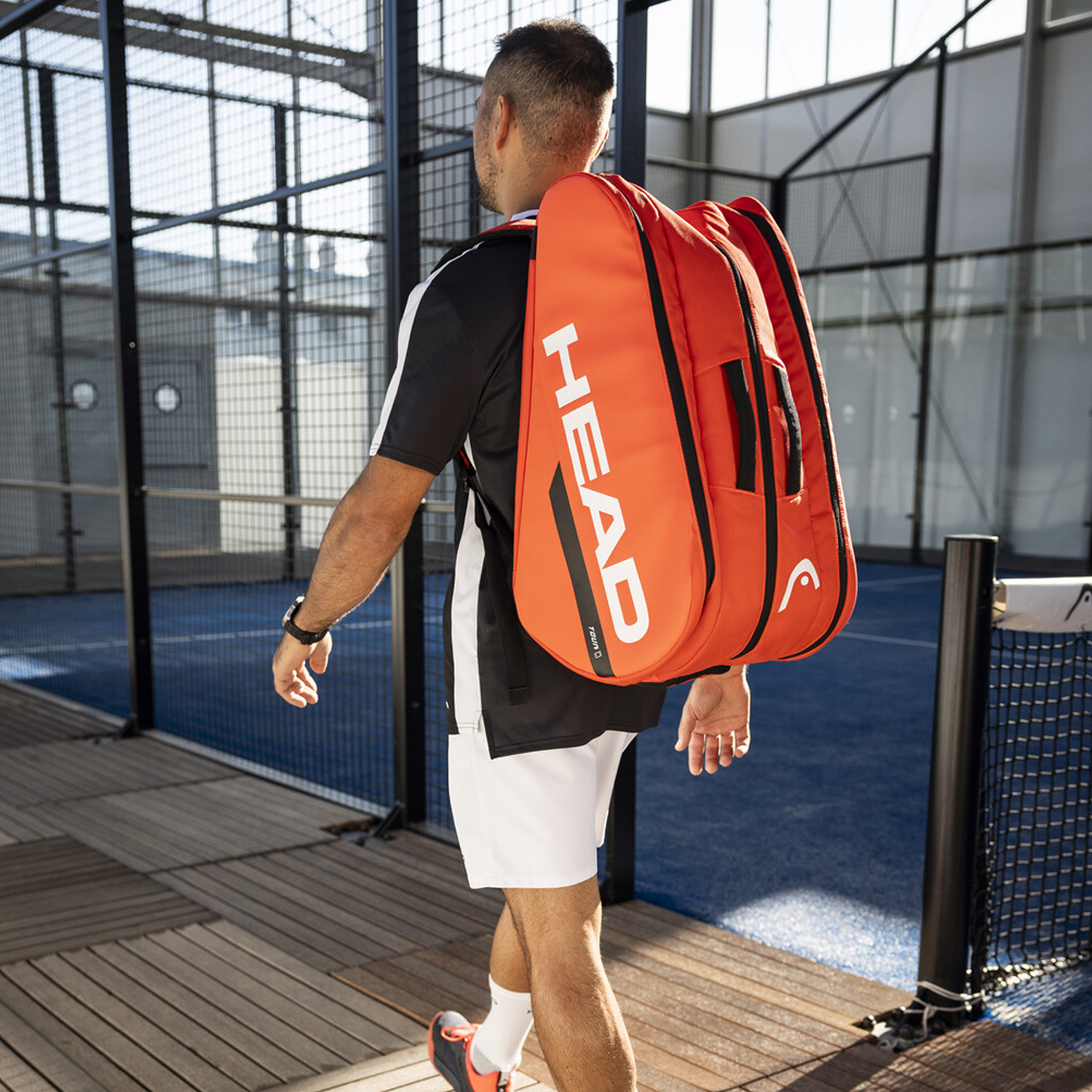 Head Tour Logo L Bag - Fluo Orange