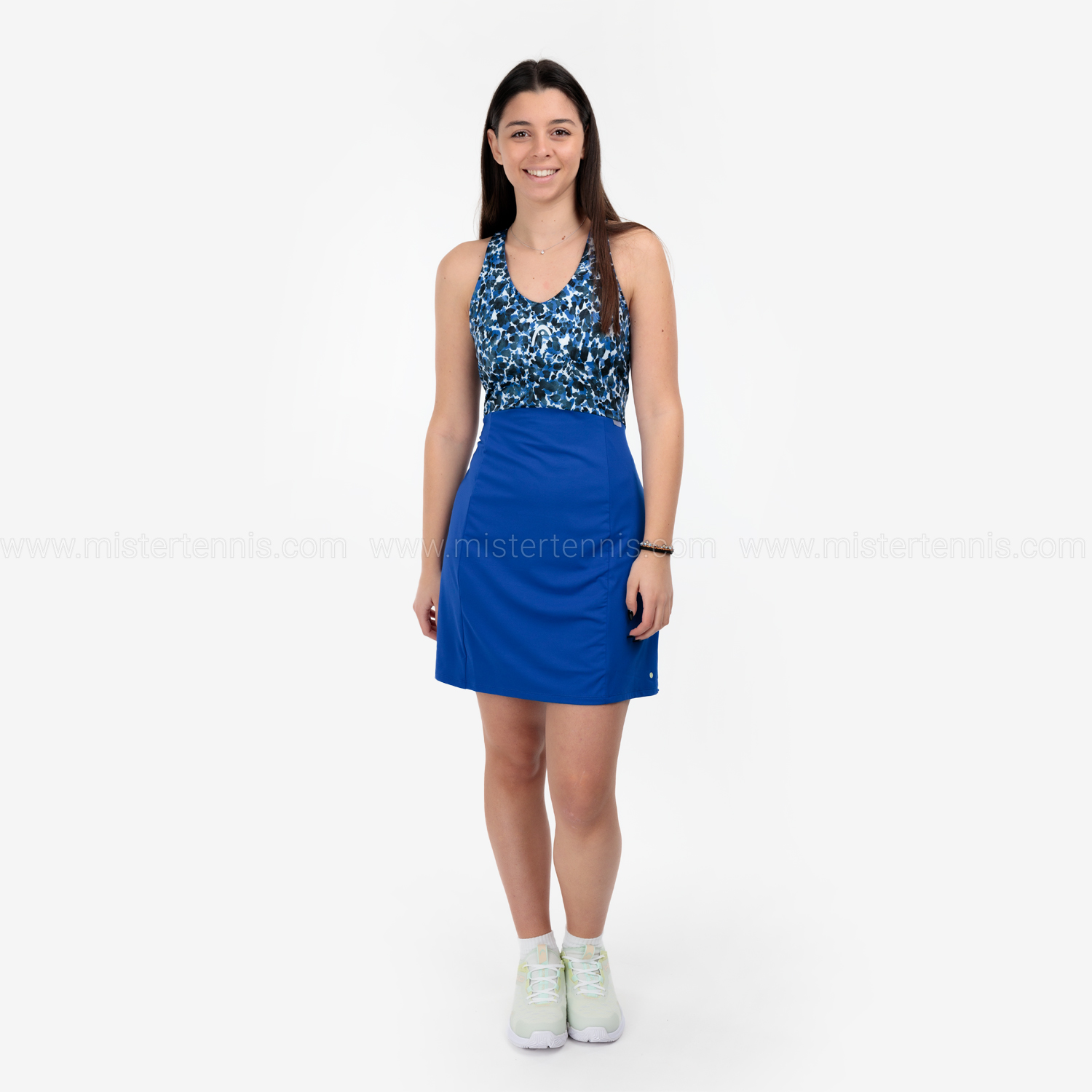 Head Spirit Logo Dress - Print Vision/Royal