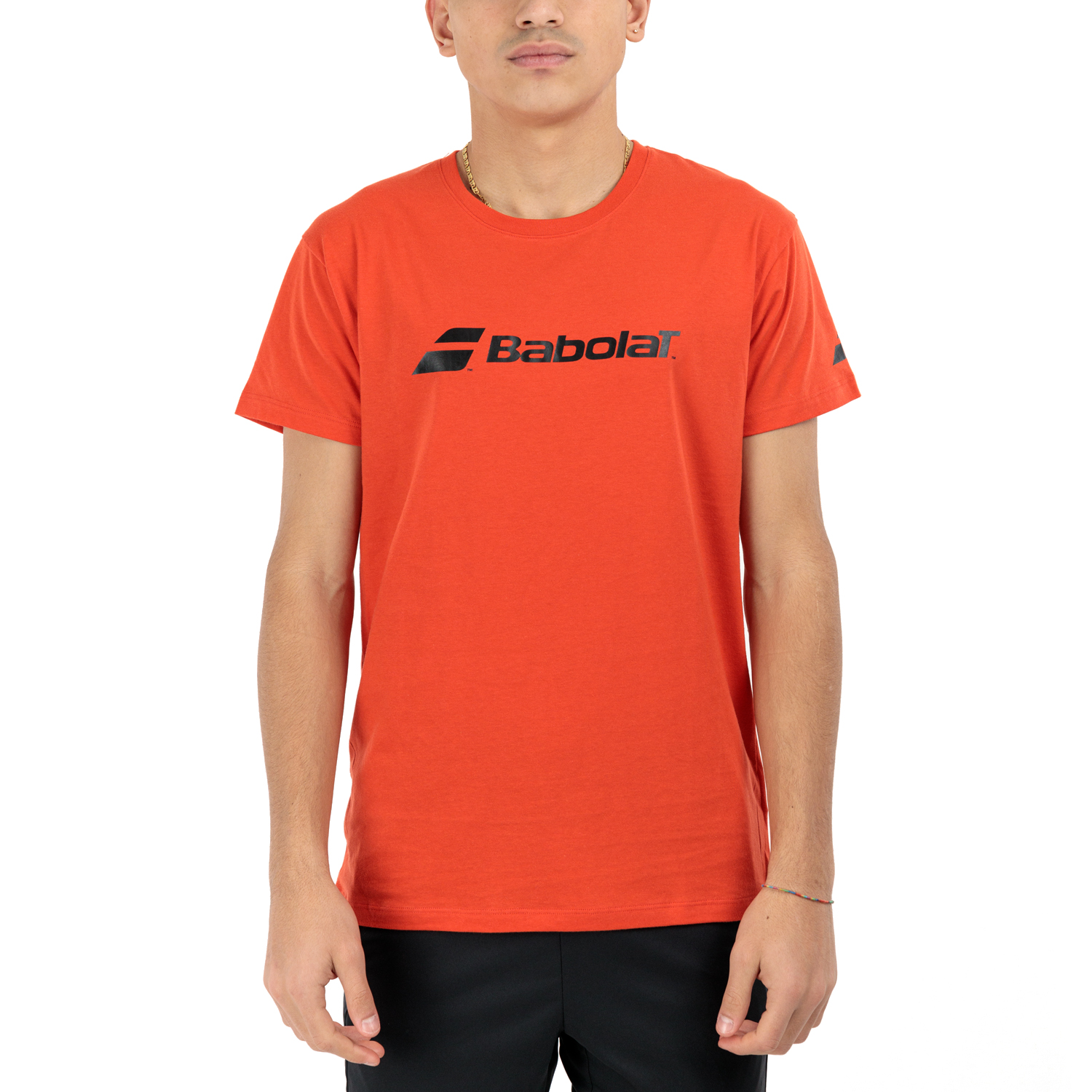 Babolat Exercise T-Shirt - Fiesta Red
