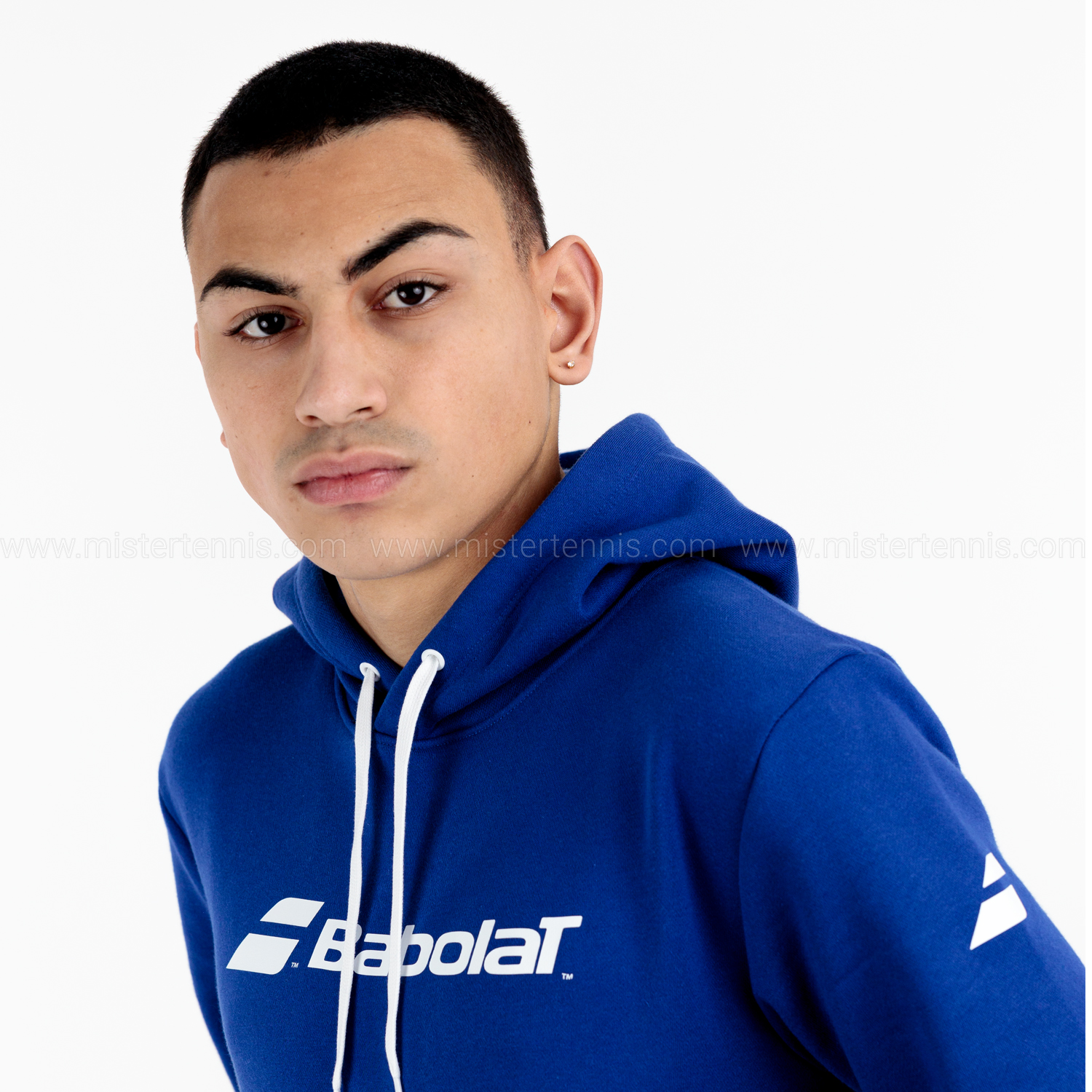 Babolat Exercise Print Logo Sudadera - Sodalite Blue