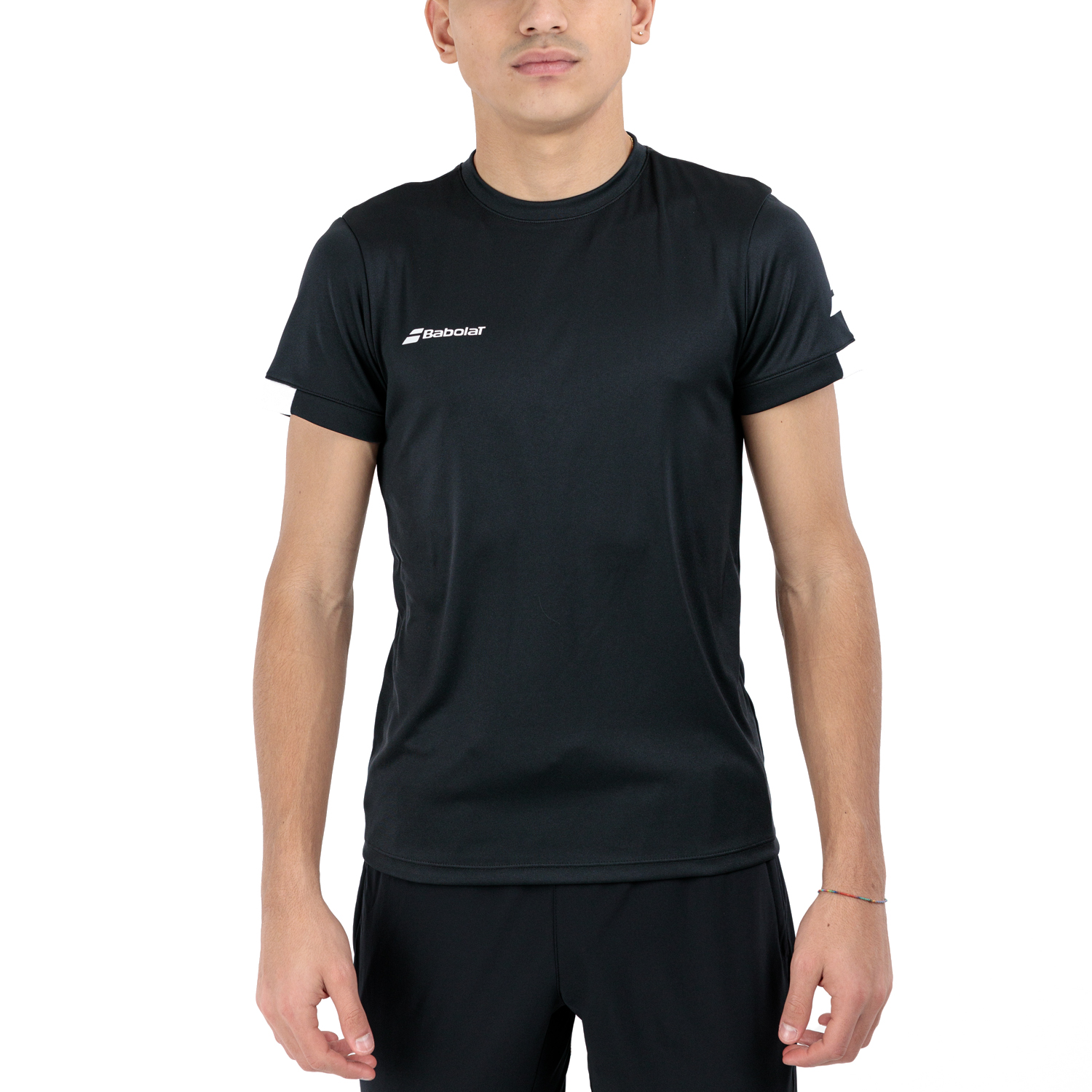 Babolat Play Crew Logo T-Shirt - Black