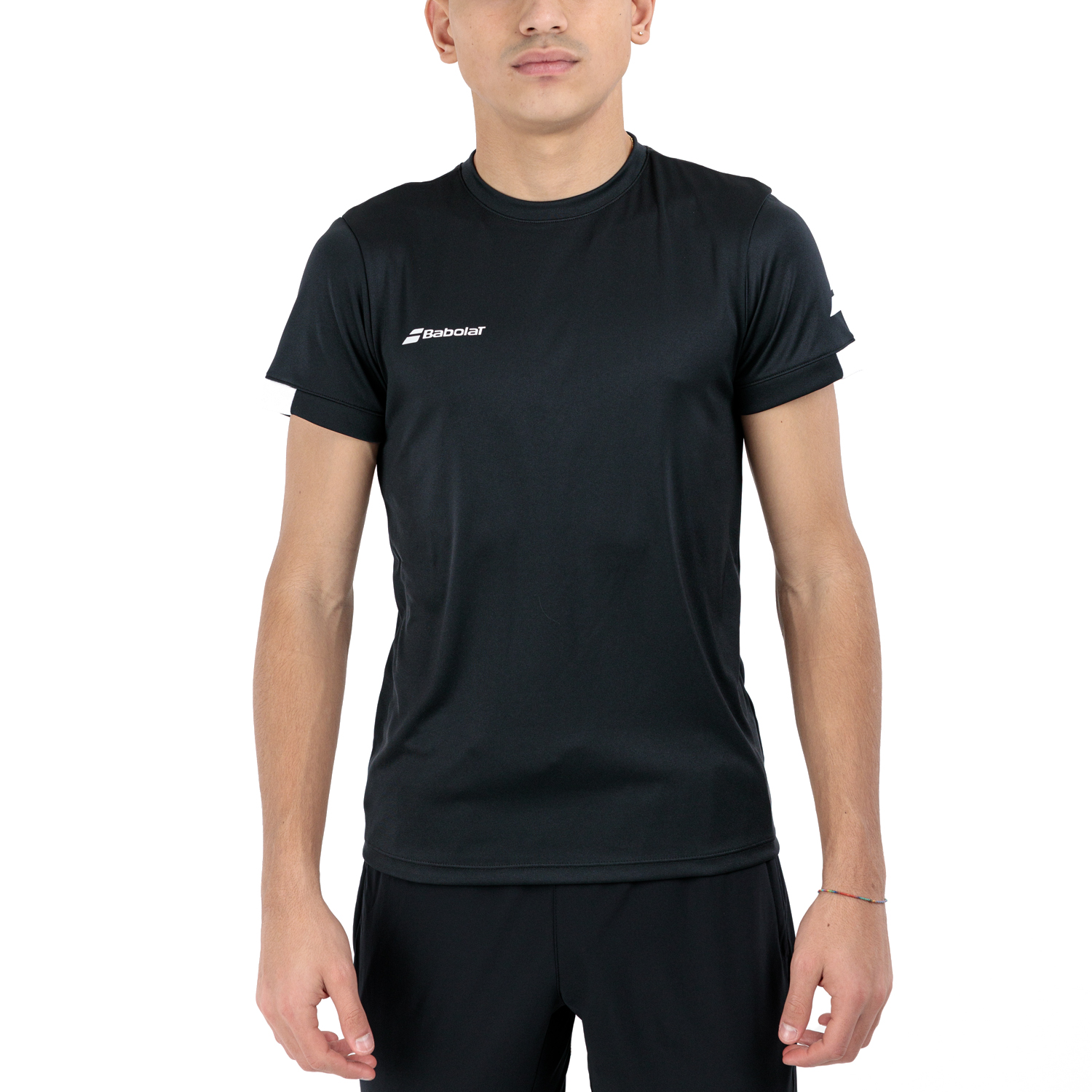 Babolat Play Crew Logo Maglietta - Black