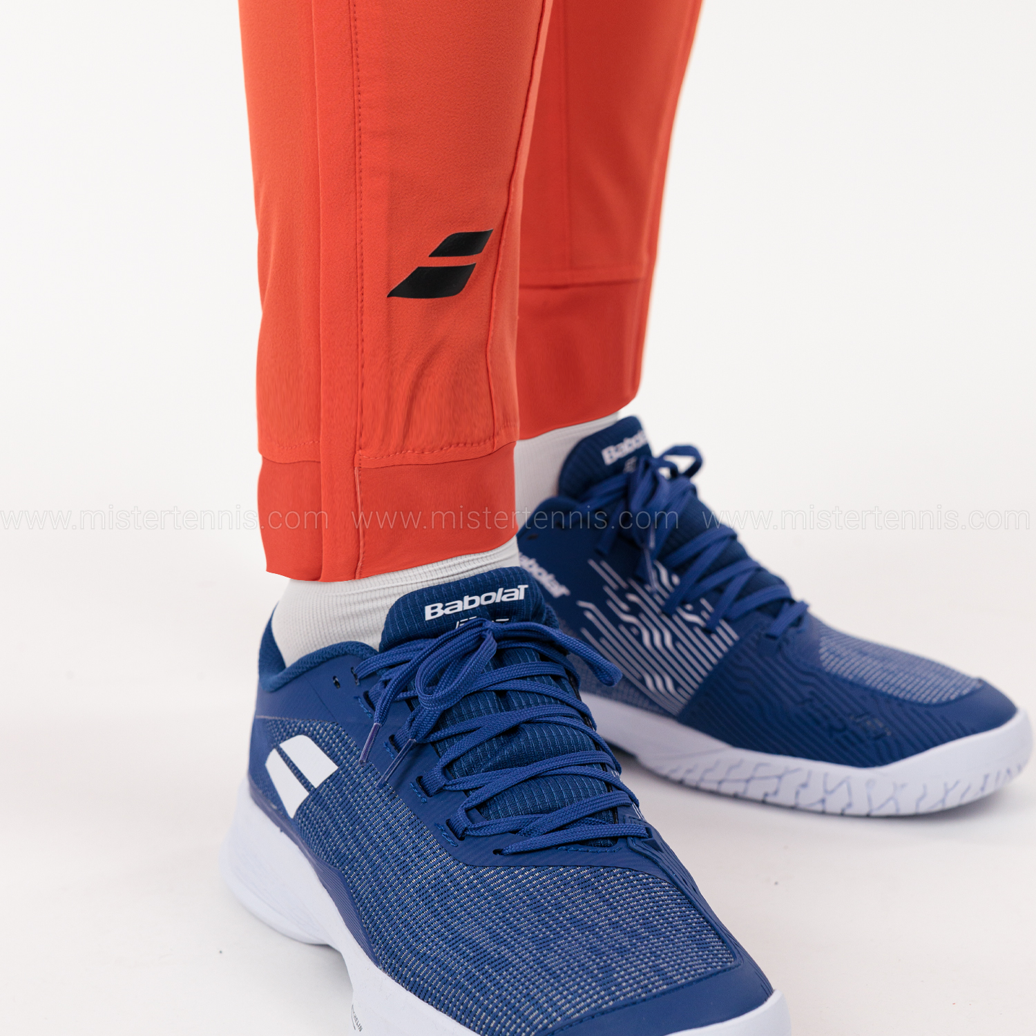 Babolat Play Logo Men s Tennis Pants Fiesta Red