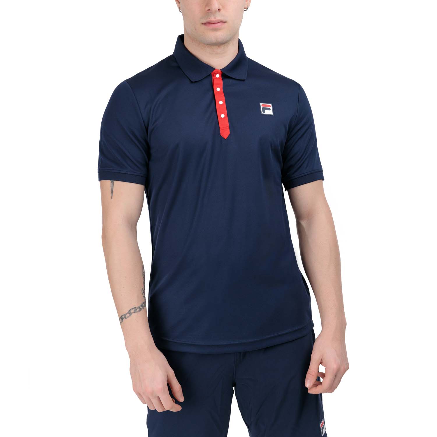 Fila Dominic Polo - Navy/Red