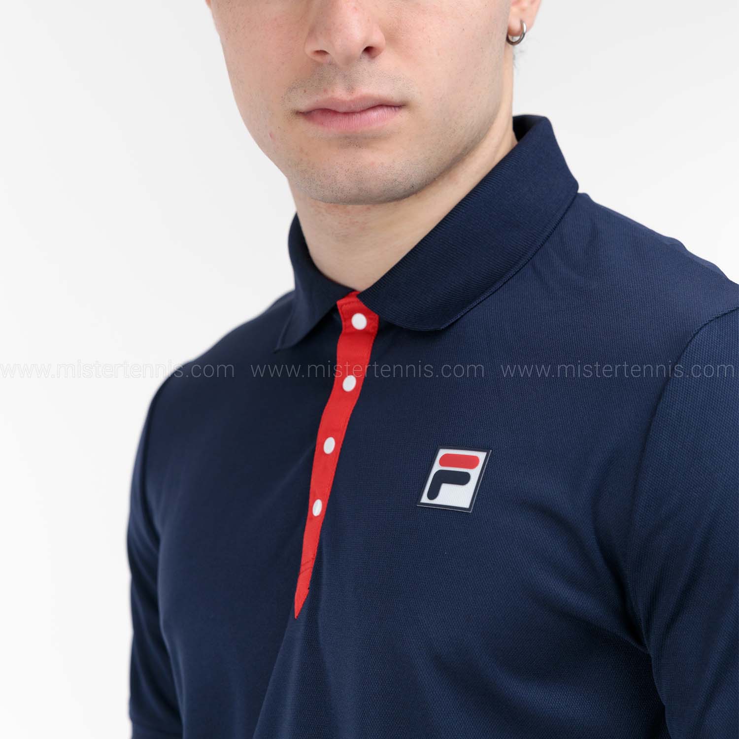 Fila Dominic Polo - Navy/Red