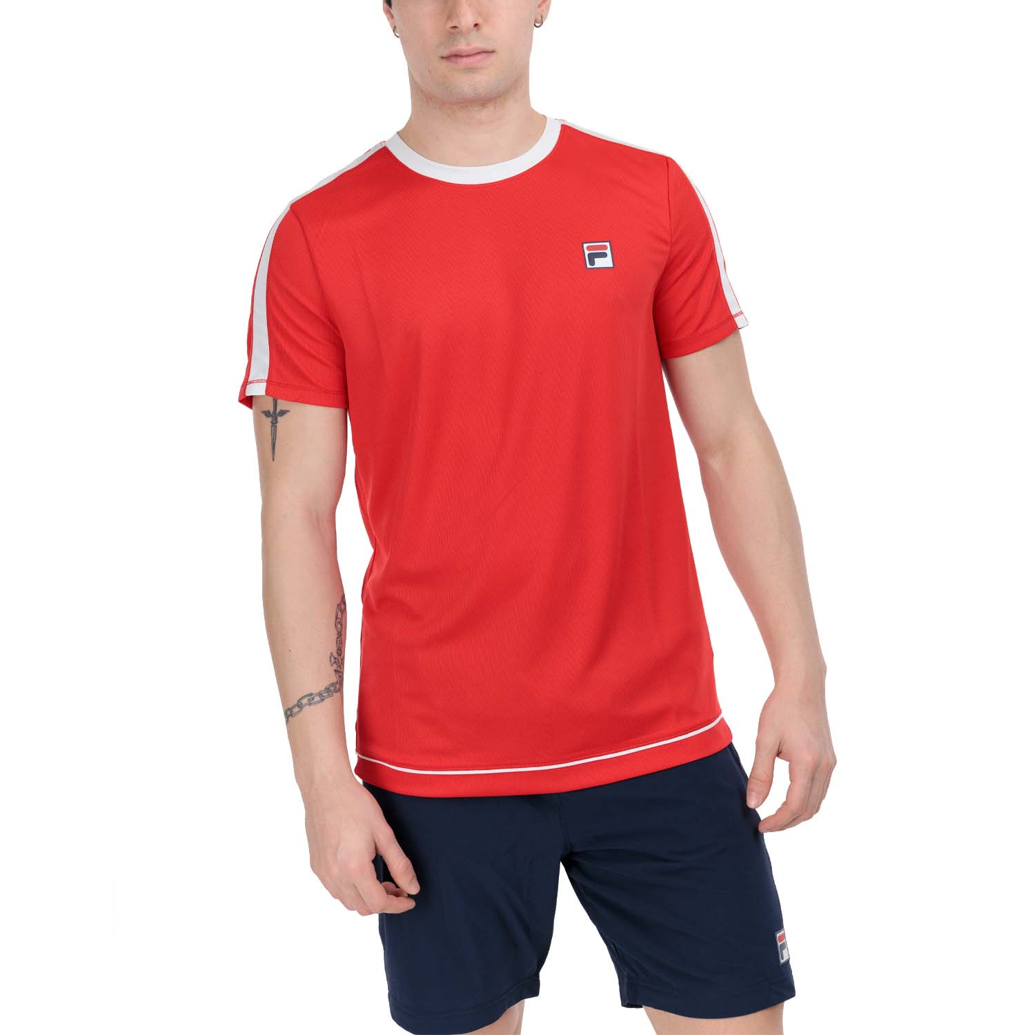 Fila Elias T-Shirt - Red/White