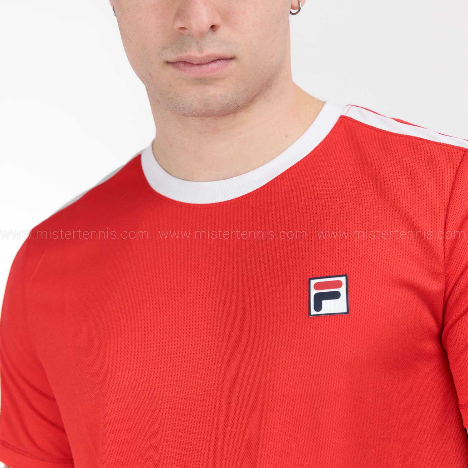 Fila Elias Camiseta - Red/White