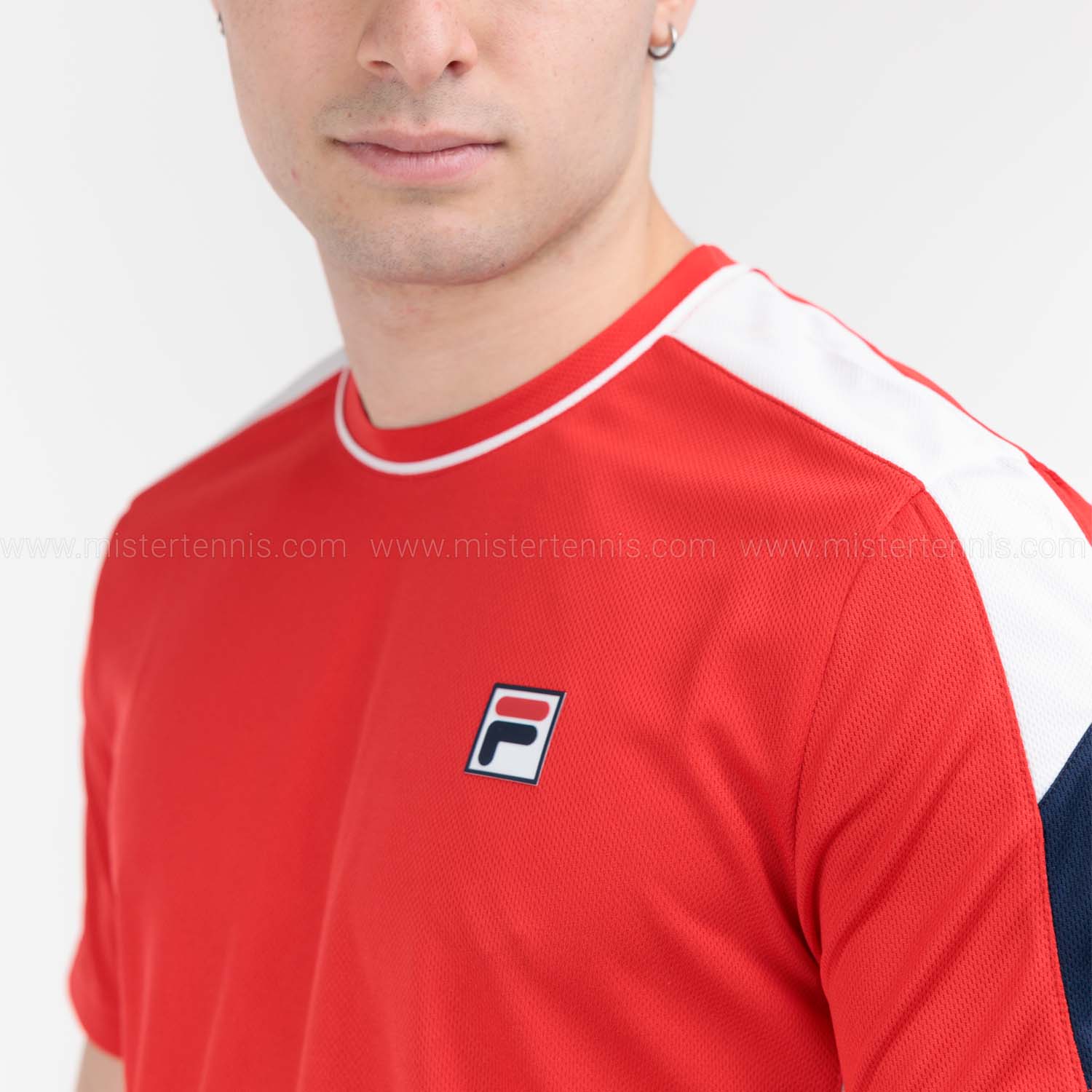 Fila Gabriel Camiseta - Red/White