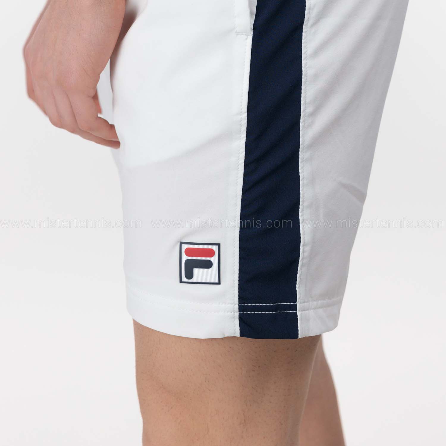 Fila Jakob 7in Shorts - White/Navy