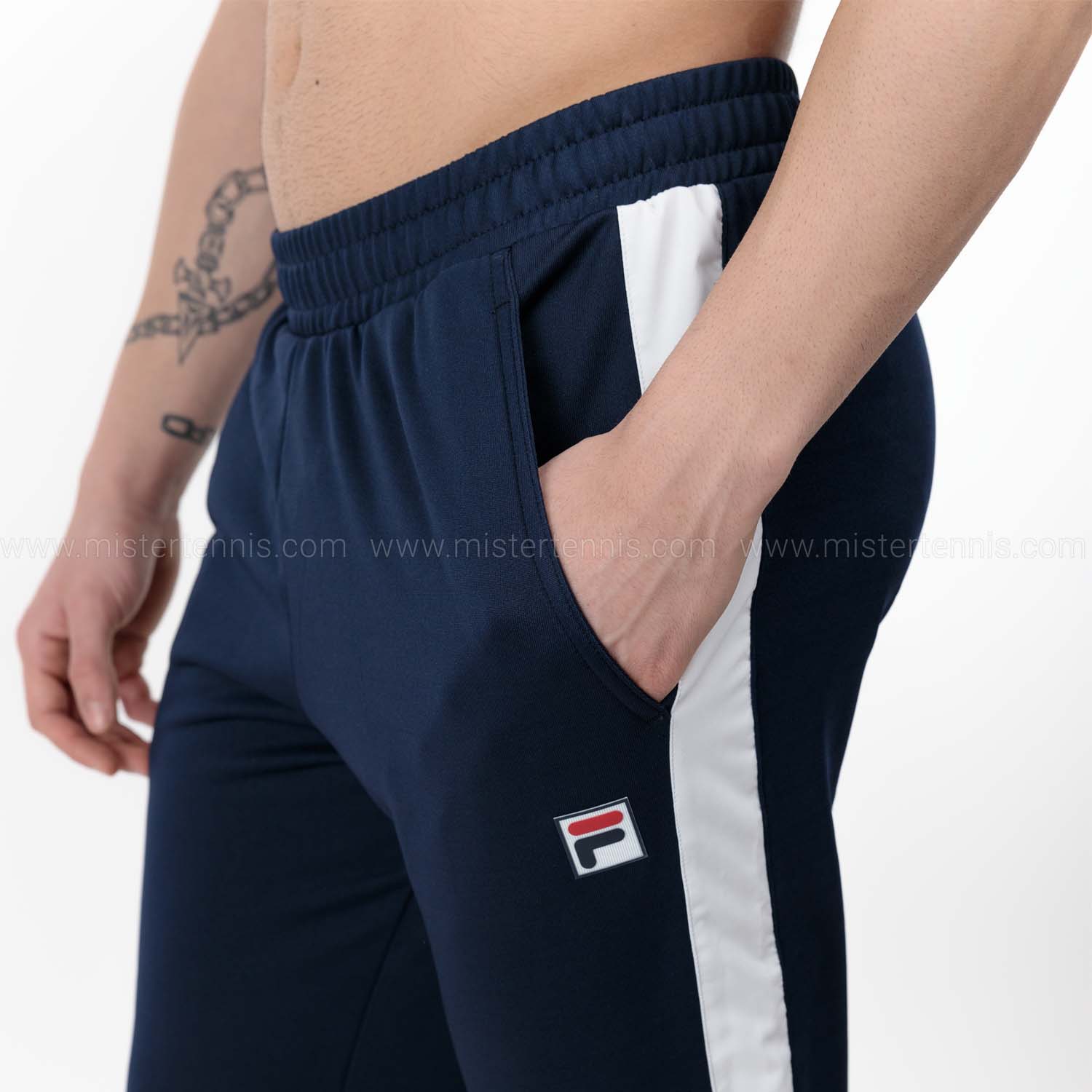 Fila Jan Pantalones - Navy/White