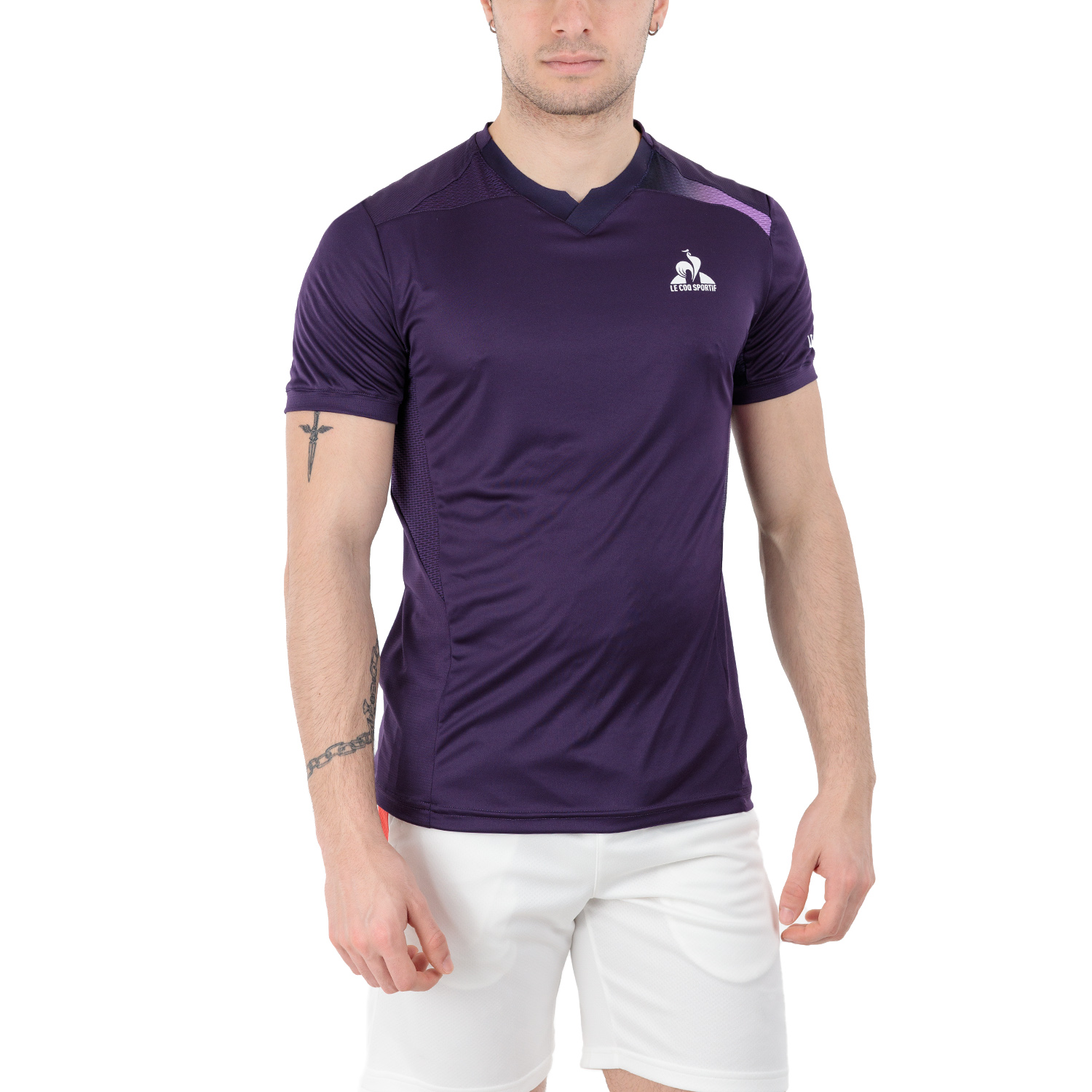 Le Coq Sportif Pro T-Shirt - Purple Velvet