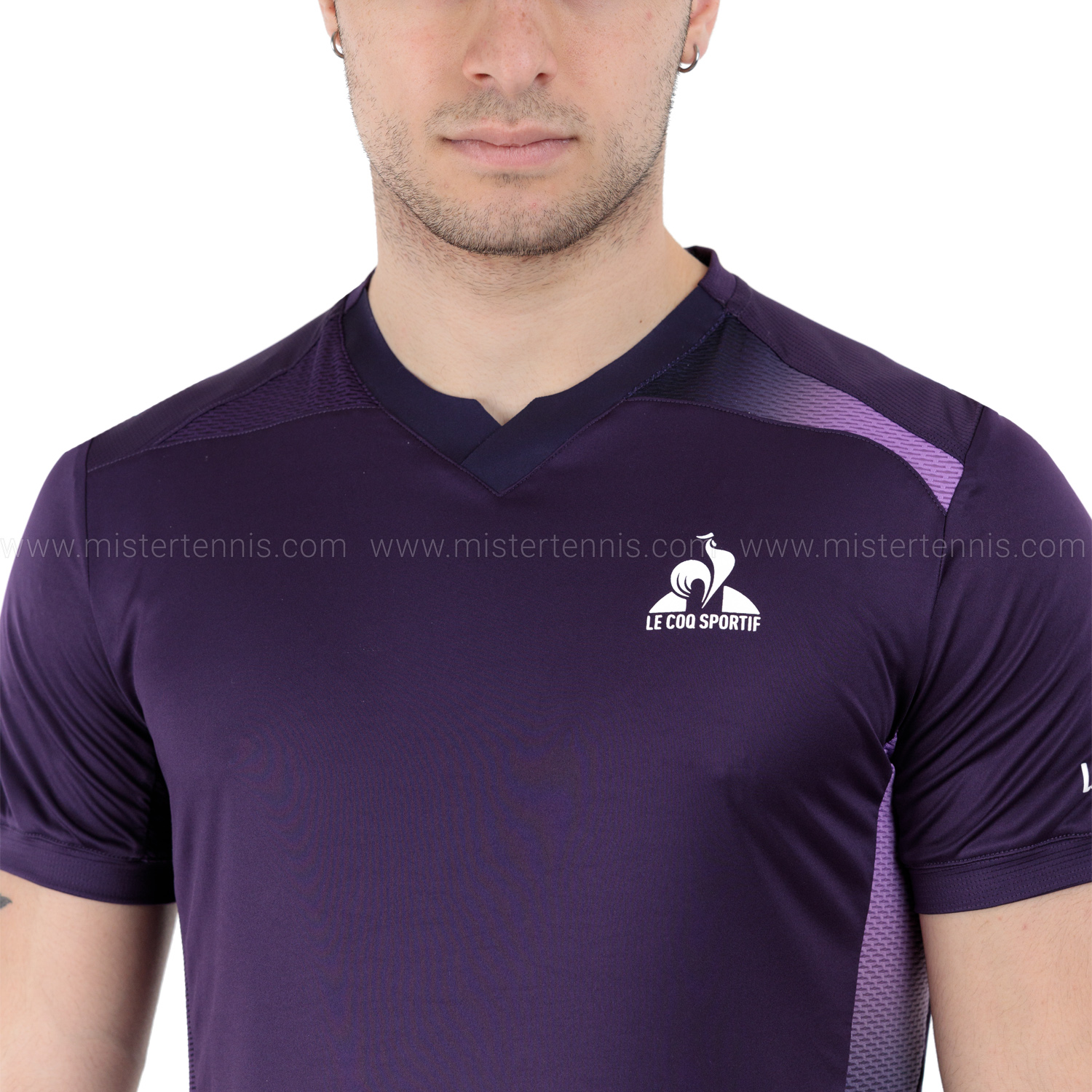 Le Coq Sportif Pro T-Shirt - Purple Velvet