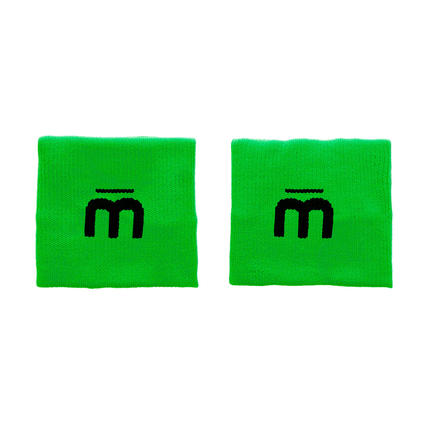 Mico Logo Muñequeras Cortas - Verde Fluo