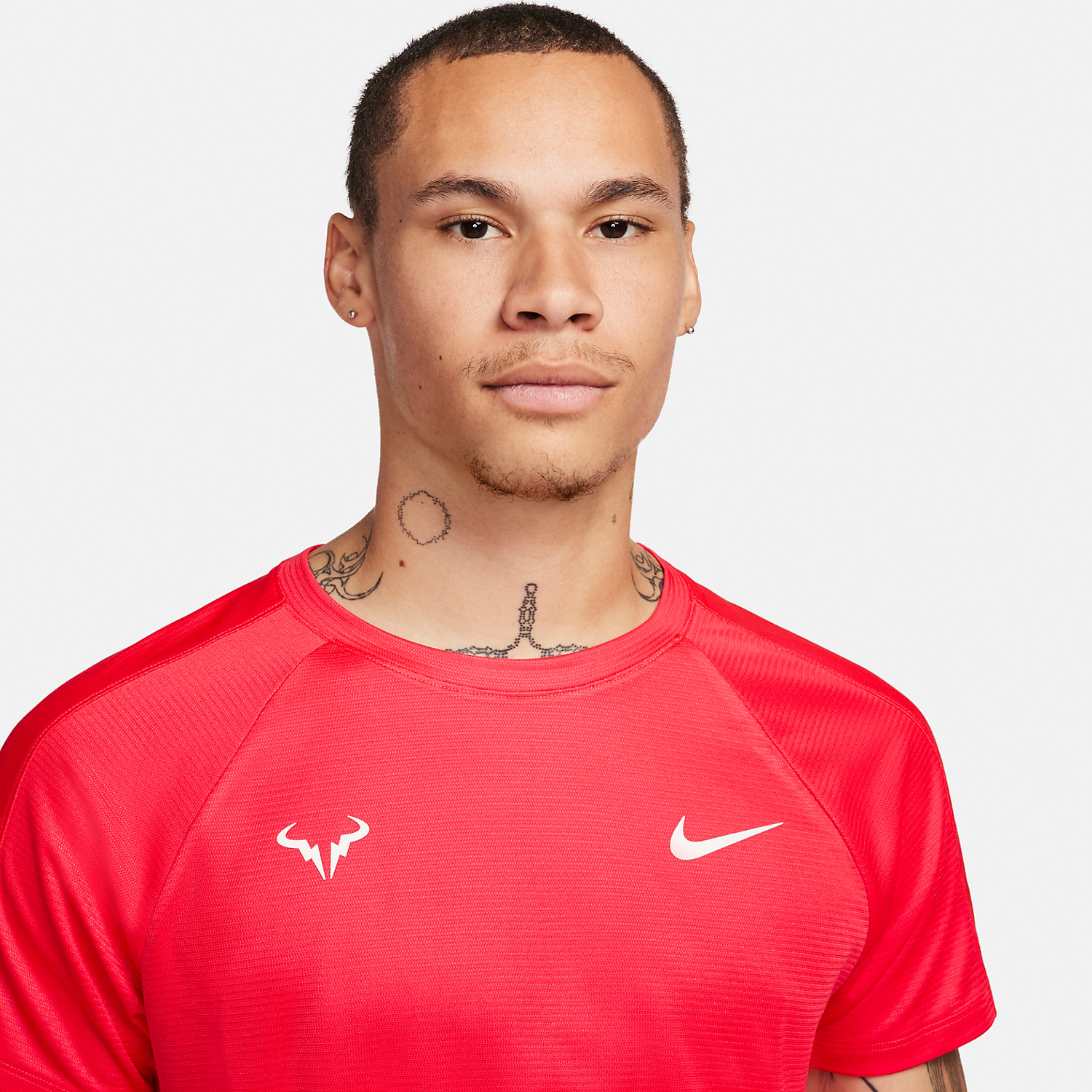 Nike Rafa Challenger Camiseta - Siren Red/White