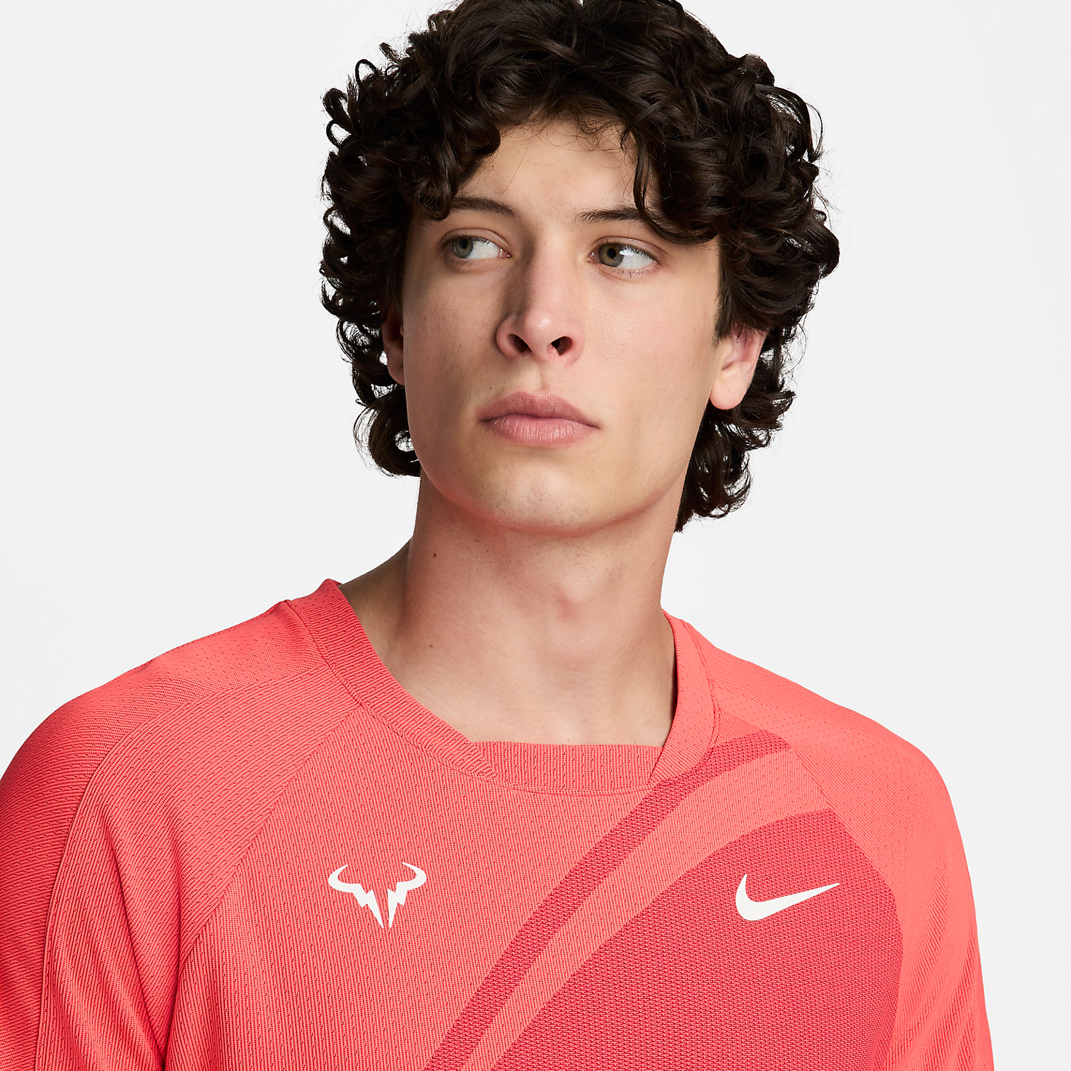 Nike Rafa Dri-FIT ADV Maglietta - Fire Red/White