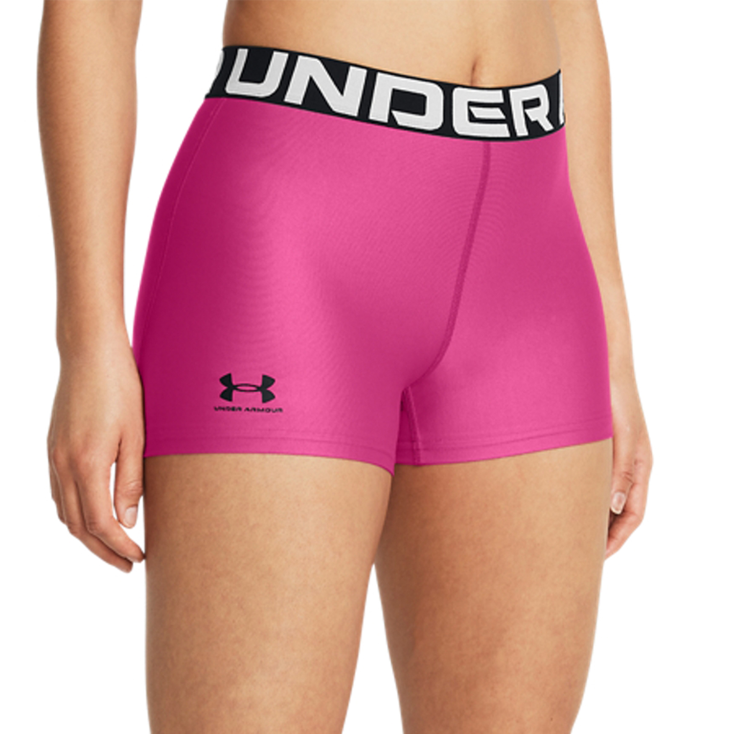 Under Armour HeatGear Authentics 3in Shorts - Astro Pink/Black