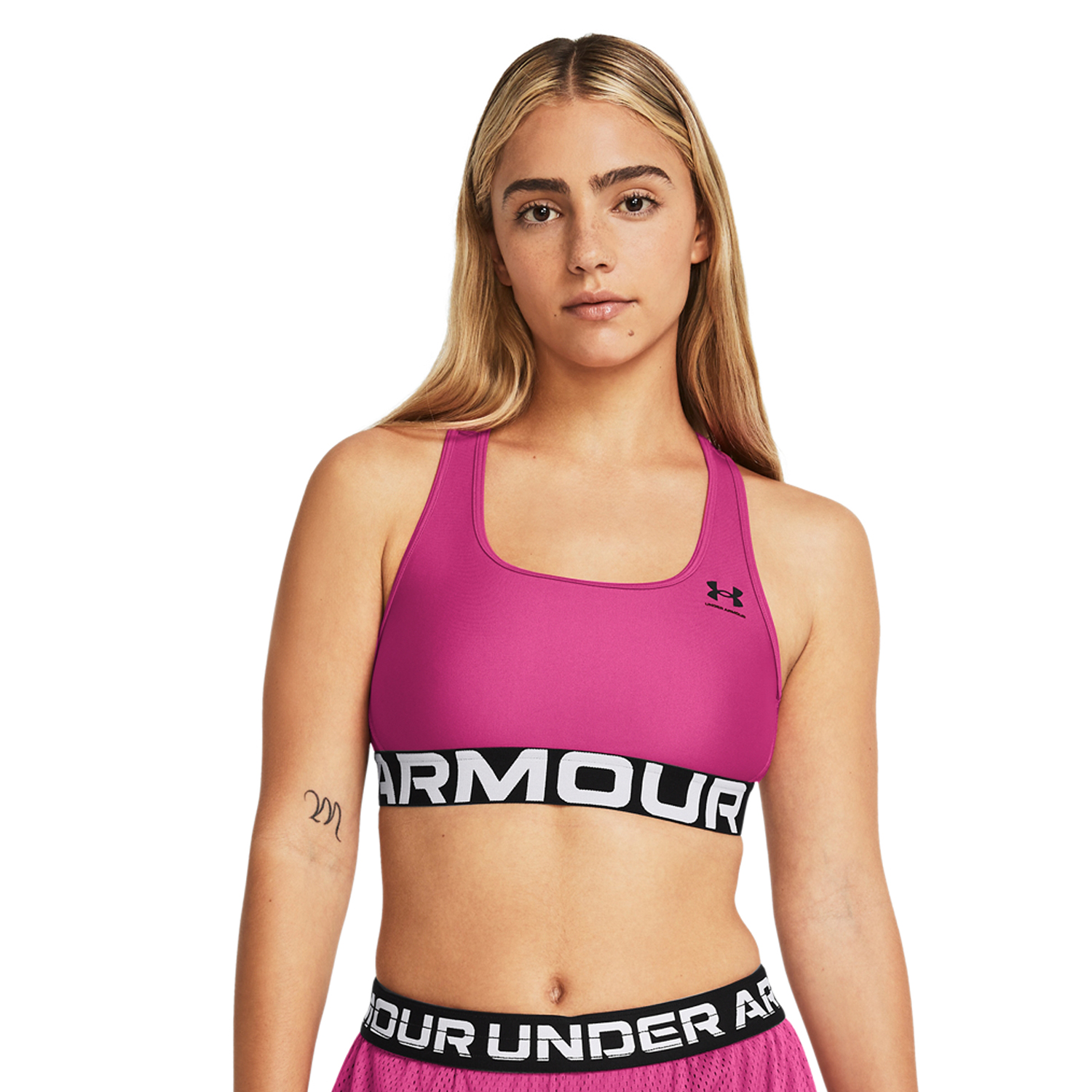 Under Armour HG Authentics Reggiseno Sportivo Tennis Astro Pink