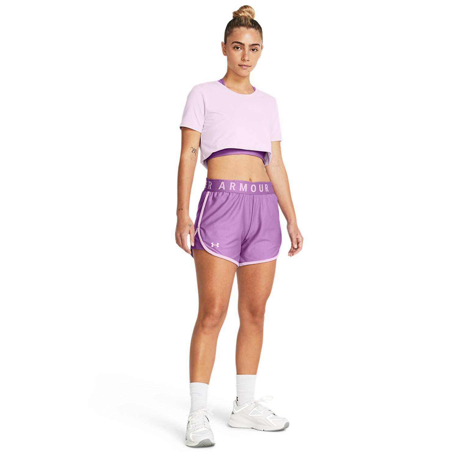 Under Armour Play Up 5in Shorts - Provence Purple/Purple Ace