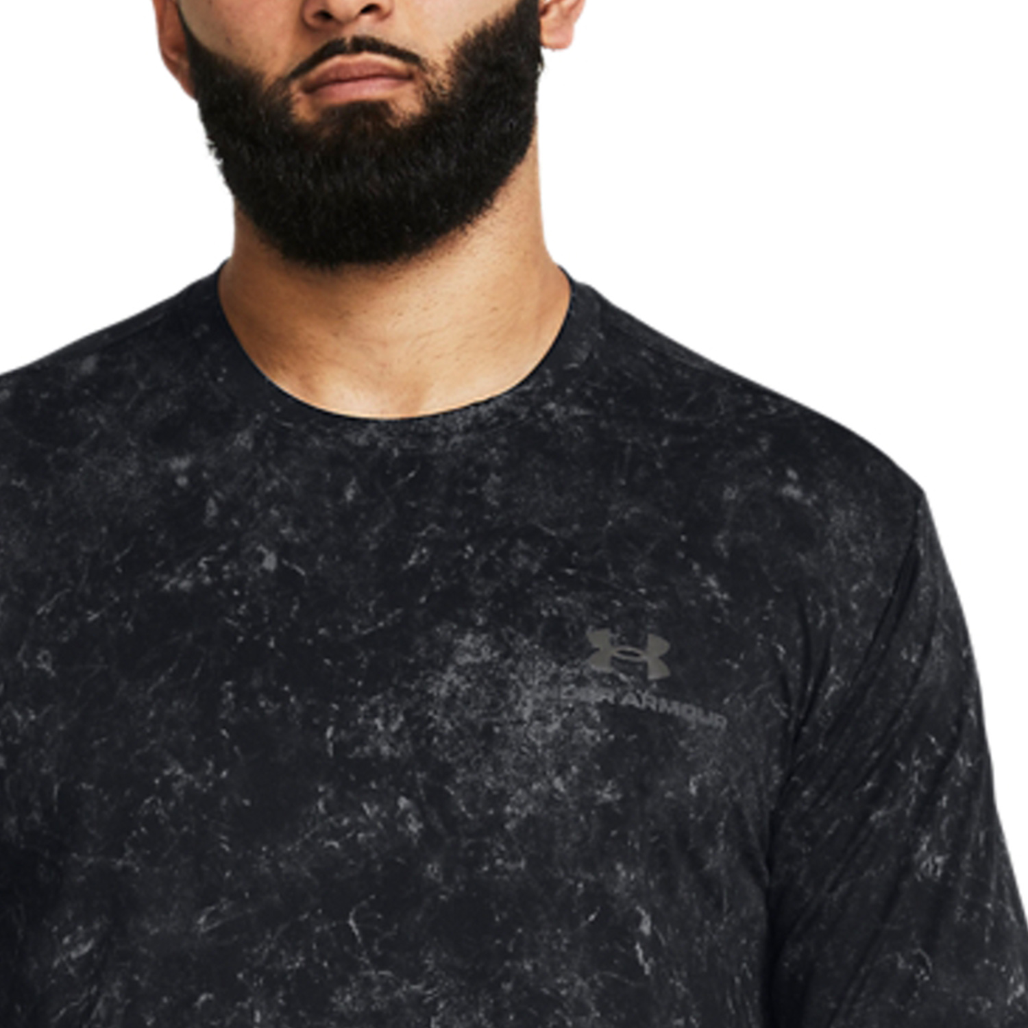 Under Armour Rush Energy Print Camiseta - Black