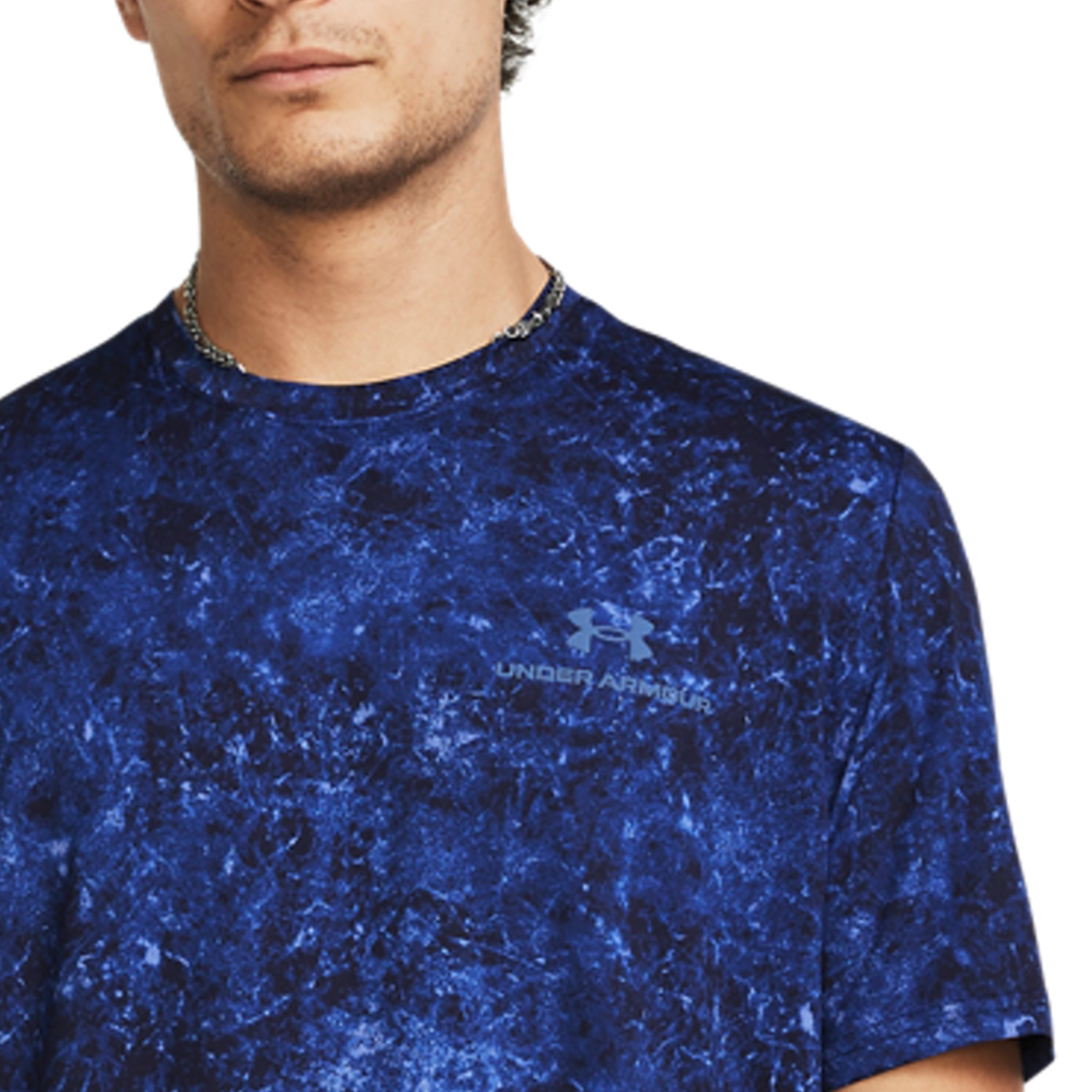 Under Armour Rush Energy Print T-Shirt - Midnight Navy