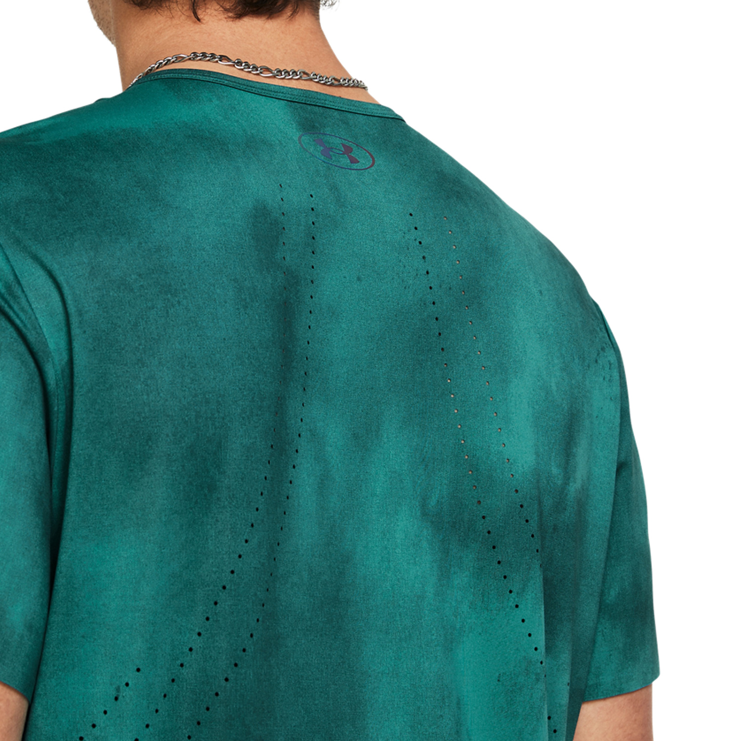 Under Armour Rush Vent Printed T-Shirt - Hydro Teal/Black