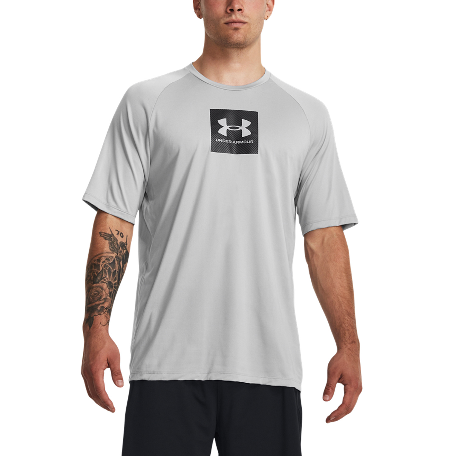Under Armour Tech Fill Camiseta - Mod Grey/Jet Gray