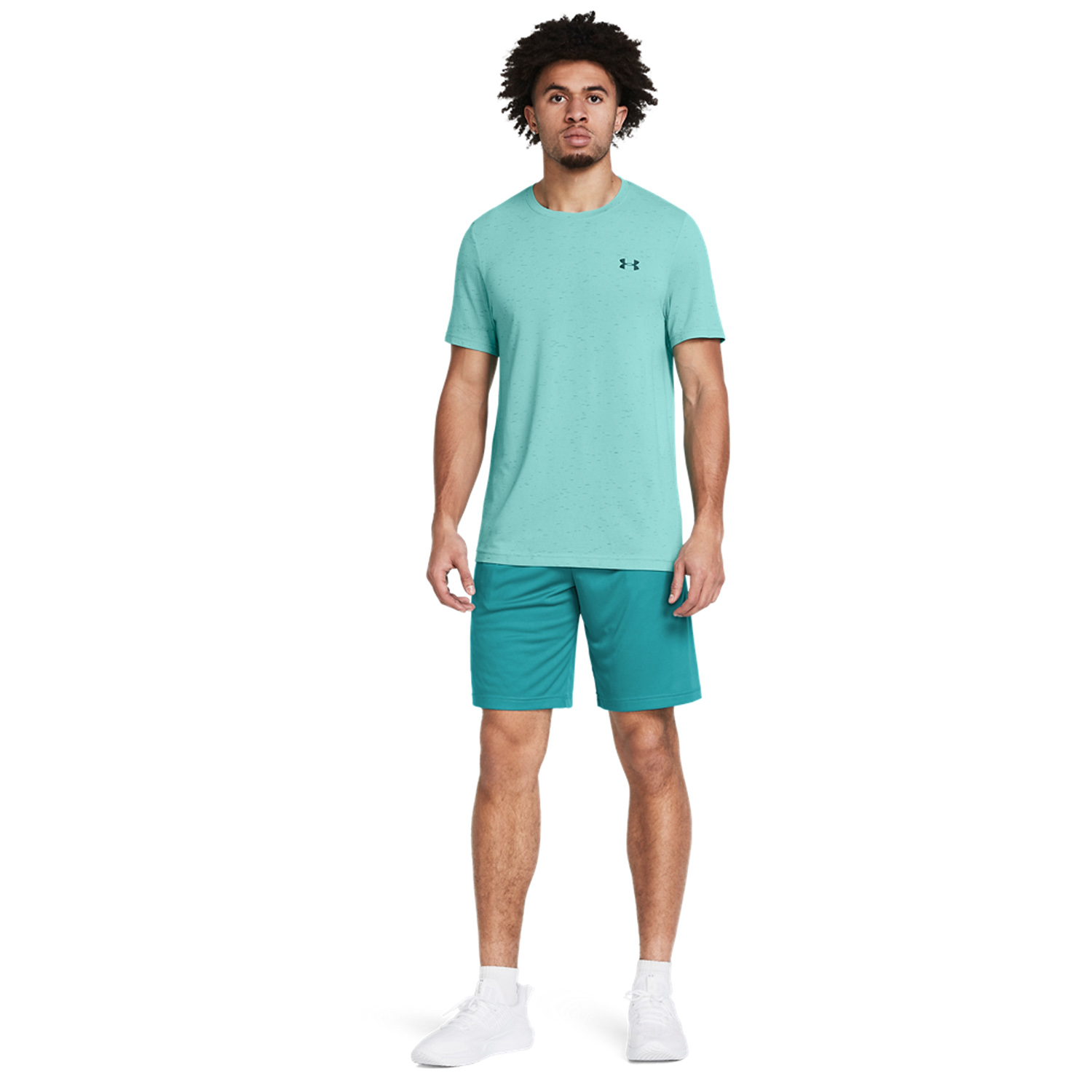Under Armour Tech Graphic 10in Shorts - Circuit Teal/Black