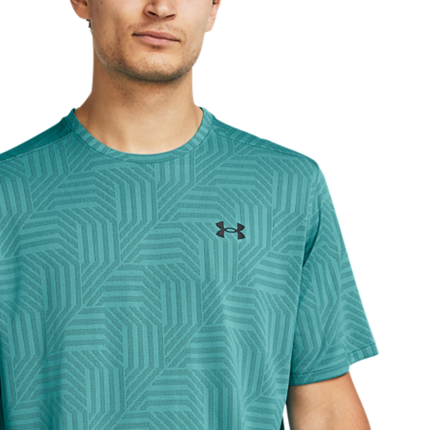 Under Armour Tech Vent Geotessa Maglietta - Hydro Teal/Black